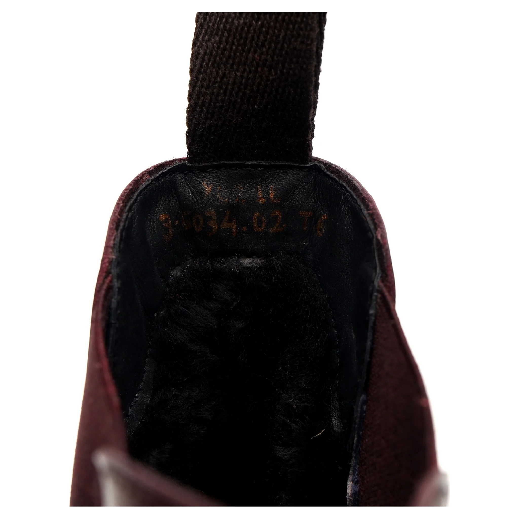 '80216' Burgundy Leather Shearling Chelsea Boots UK 6 EE - Image 15