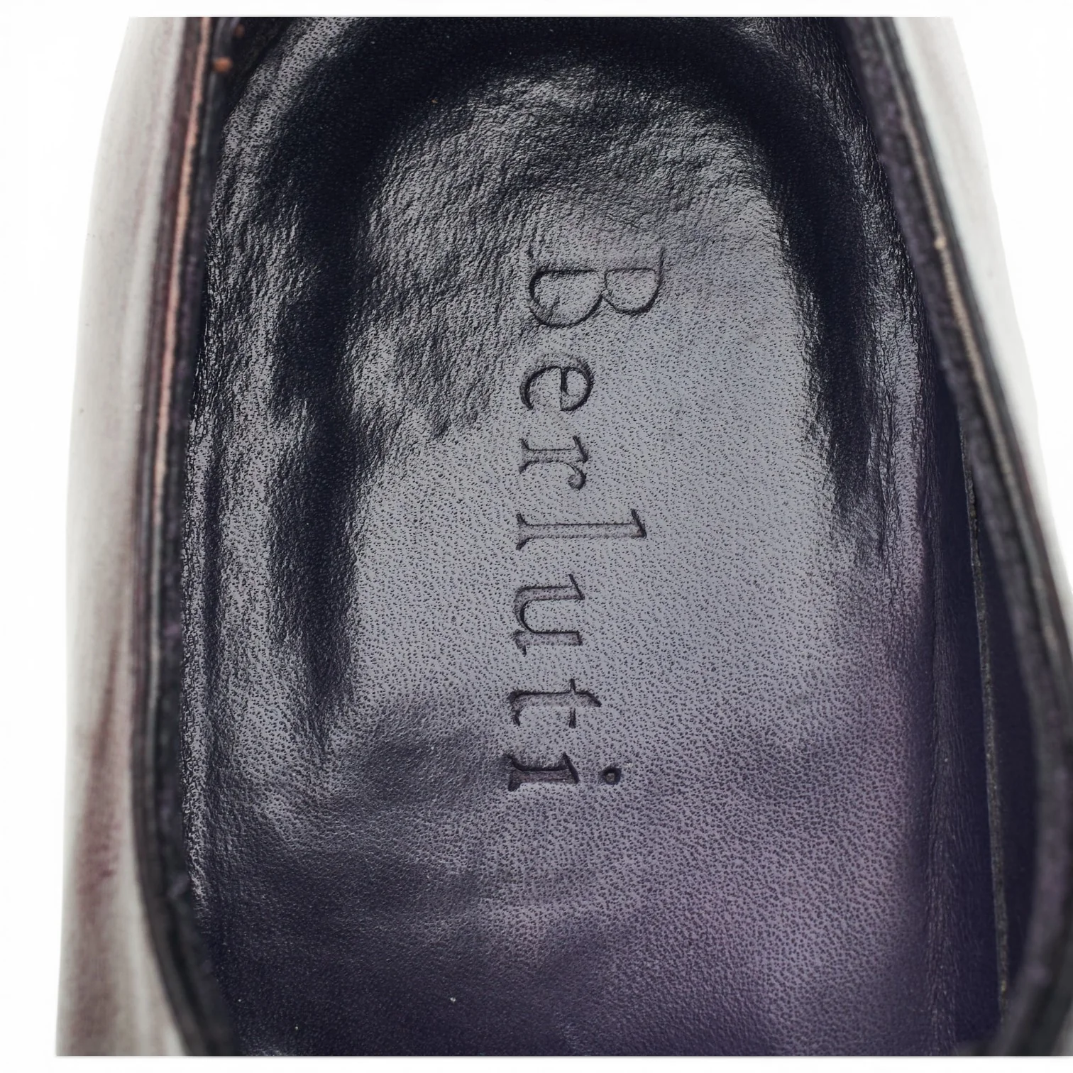 Burgundy Patina Leather Cap Toe Derby UK 7.5 - Image 6
