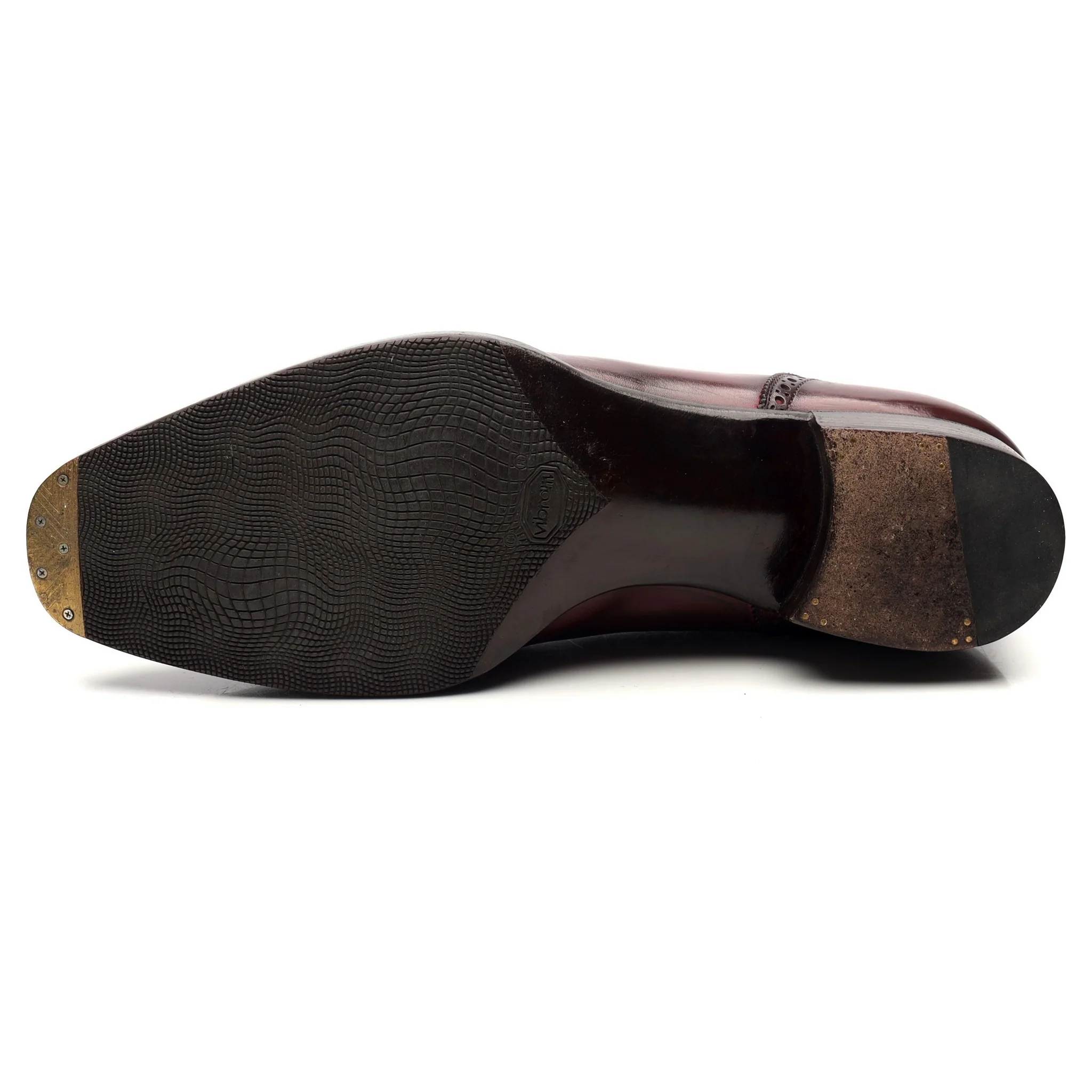 'Principes 3' Burgundy Leather Oxford Brogues UK 7.5 E - Image 10