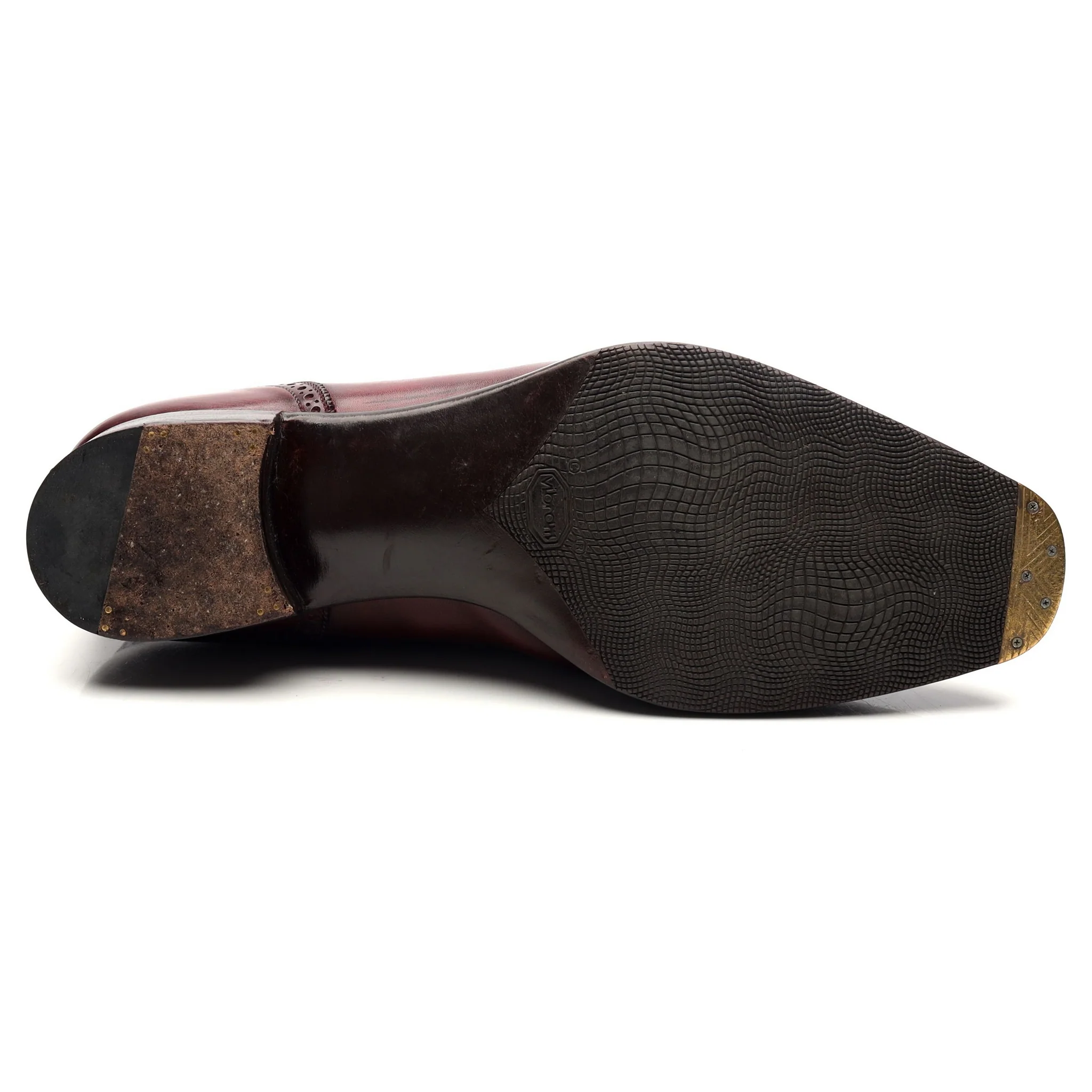 'Principes 3' Burgundy Leather Oxford Brogues UK 7.5 E - Image 11