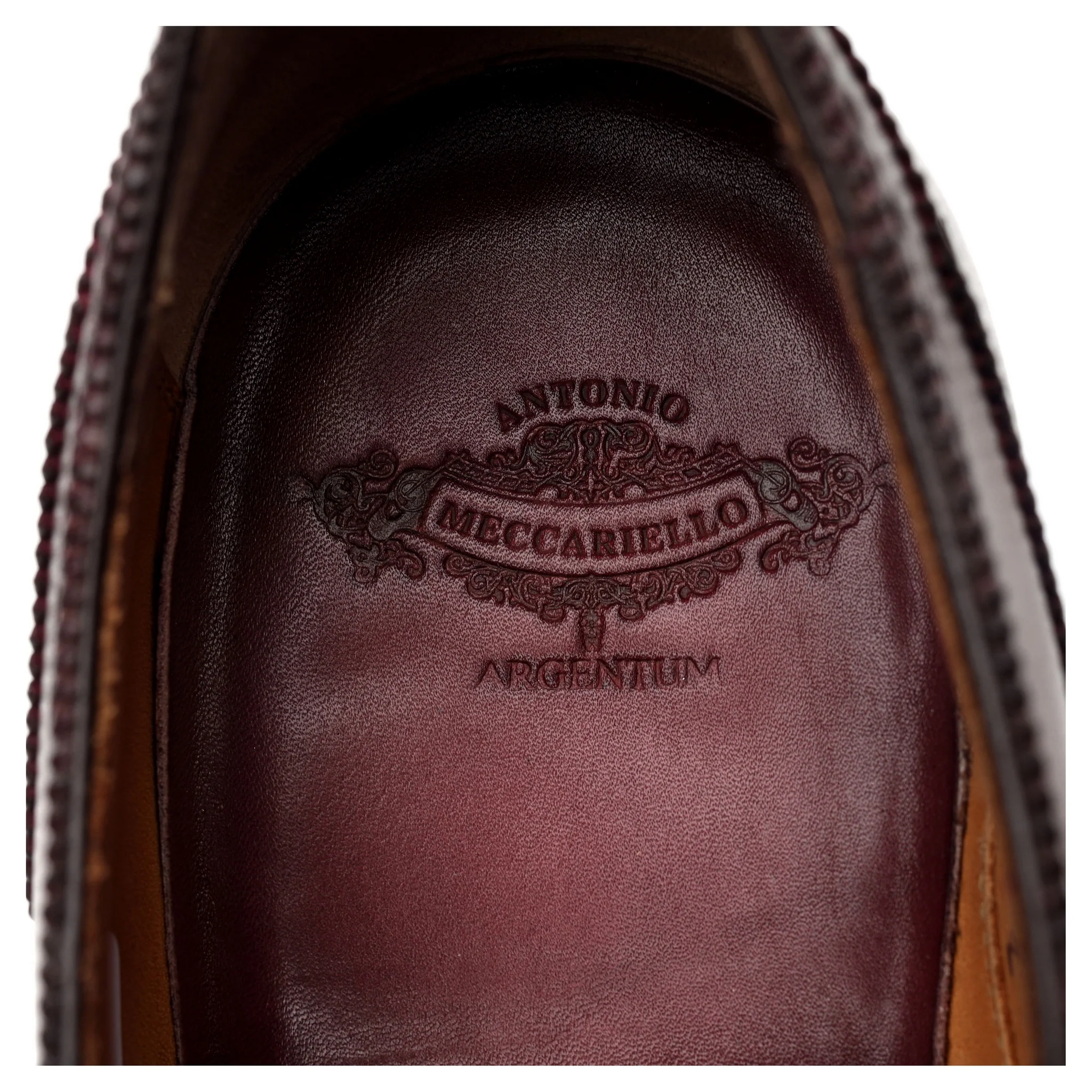 'Principes 3' Burgundy Leather Oxford Brogues UK 7.5 E - Image 12