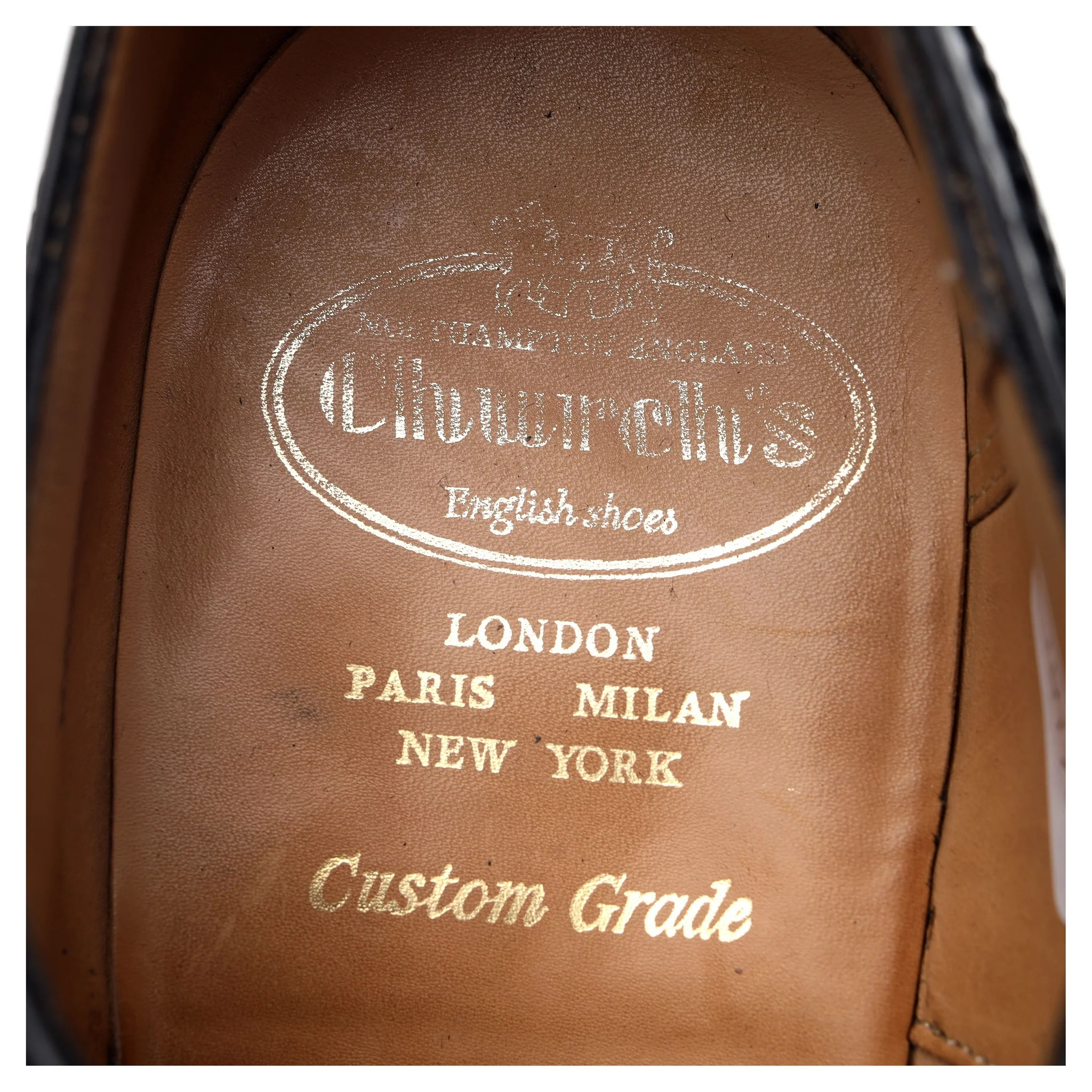 'Burwood' Black Leather Oxford Brogues UK 7 G - Image 7