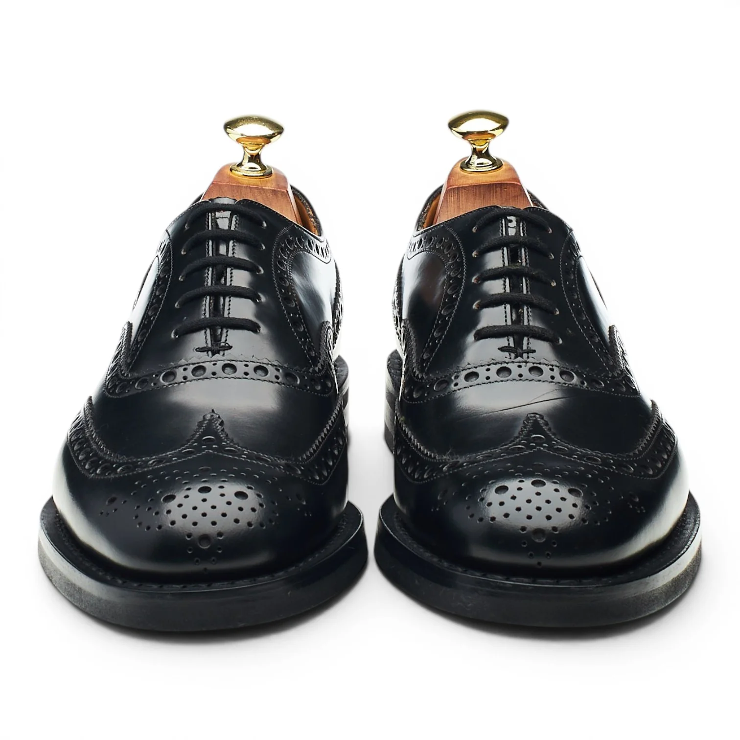 'Burwood' Black Leather Oxford Brogues UK 7 G - Image 2