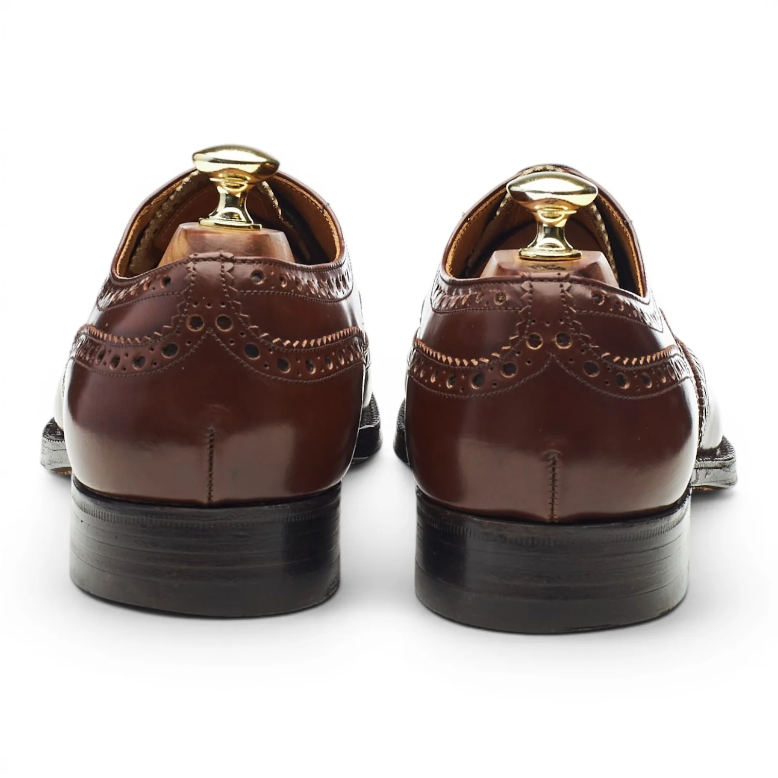 'Burwood' Brown Leather Oxford Brogues UK 7.5 G - Image 4