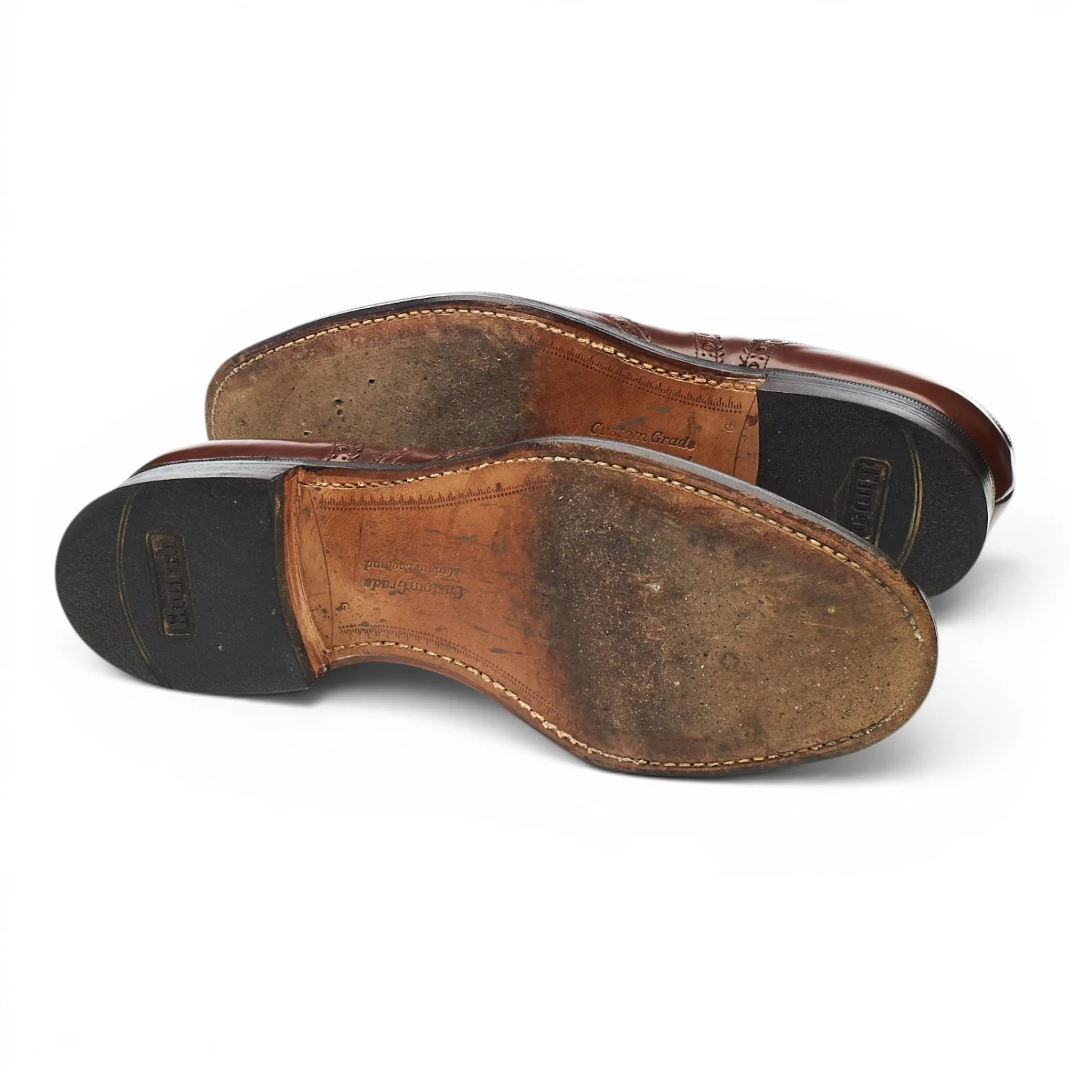 'Burwood' Brown Leather Oxford Brogues UK 7.5 G - Image 5