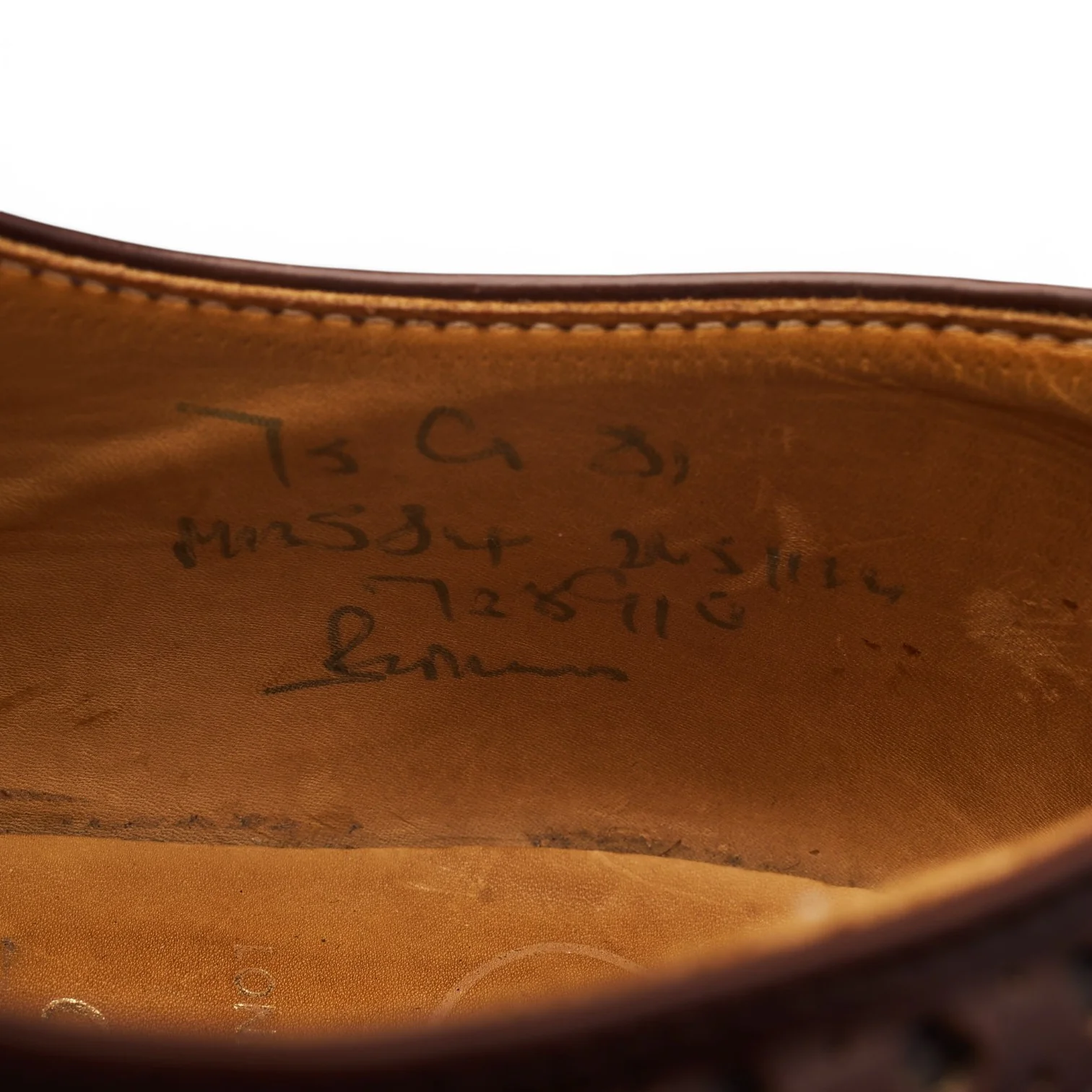 'Burwood' Brown Leather Oxford Brogues UK 7.5 G - Image 7