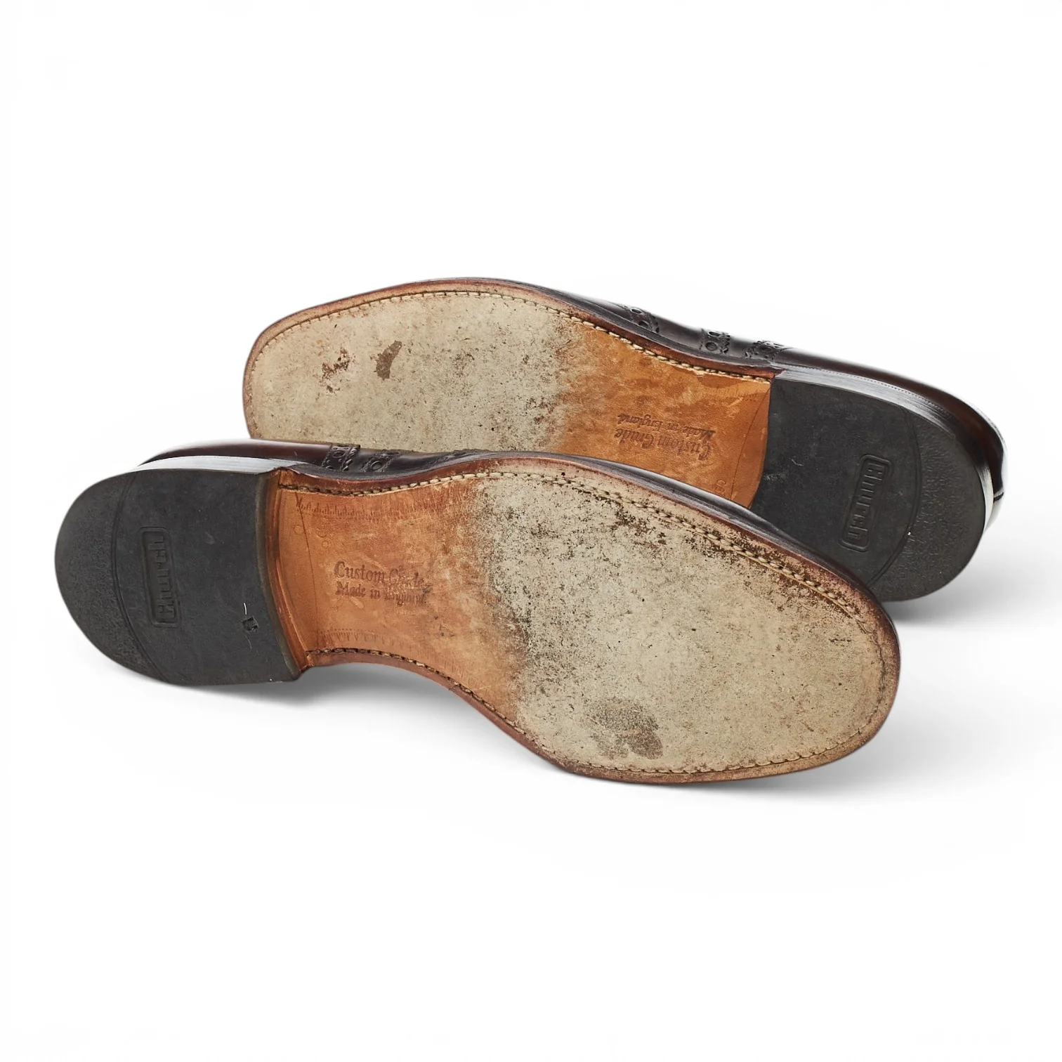 'Burwood' Dark Brown Leather Oxford Brogues UK 9 F - Image 5