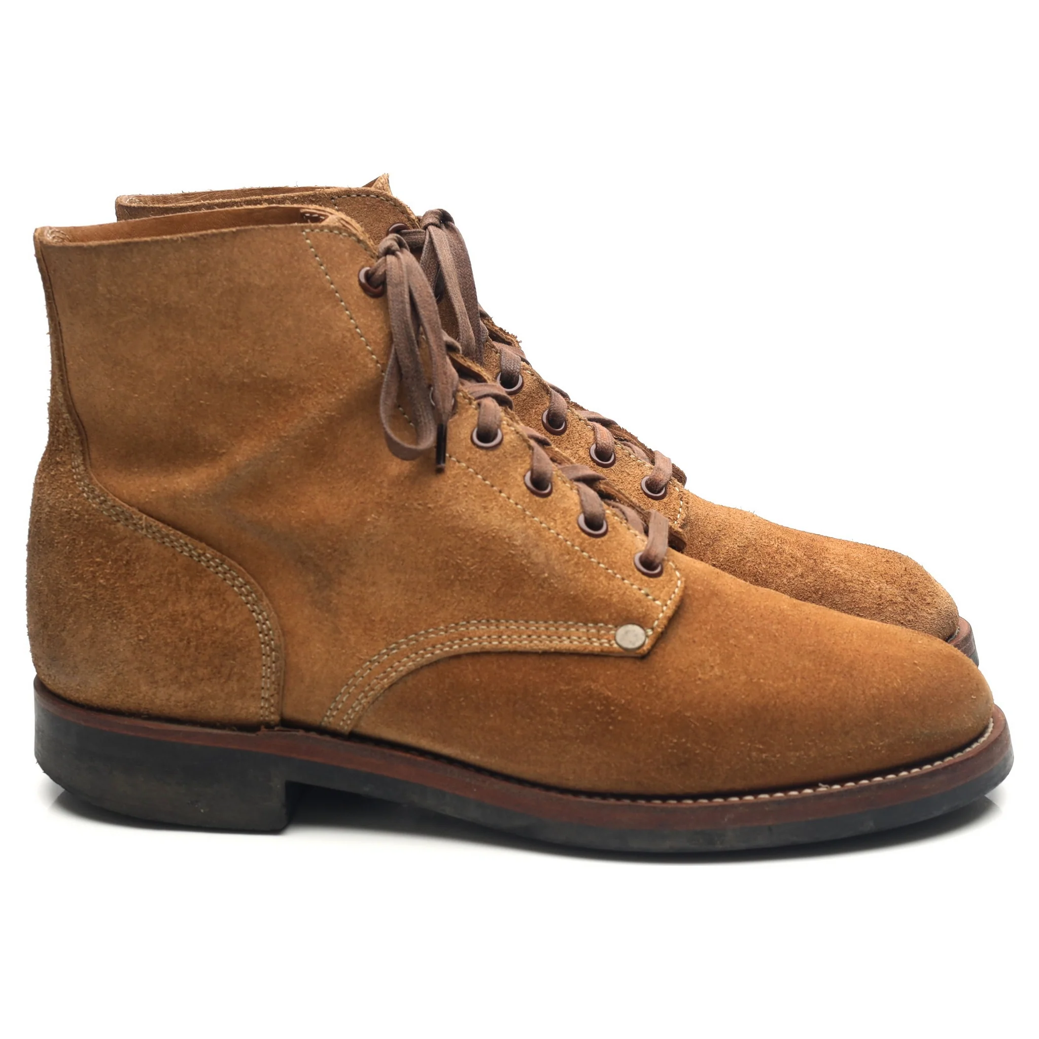 'BR02610 M-43' Sand Suede Service Boots UK 9 US 9.5 E - Image 6