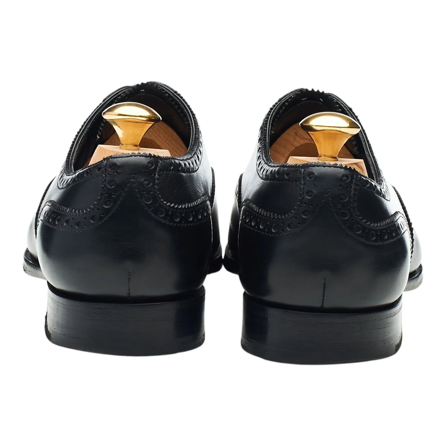 'Cadogan' Black Leather Oxford Brogues UK 5.5 F - Image 4