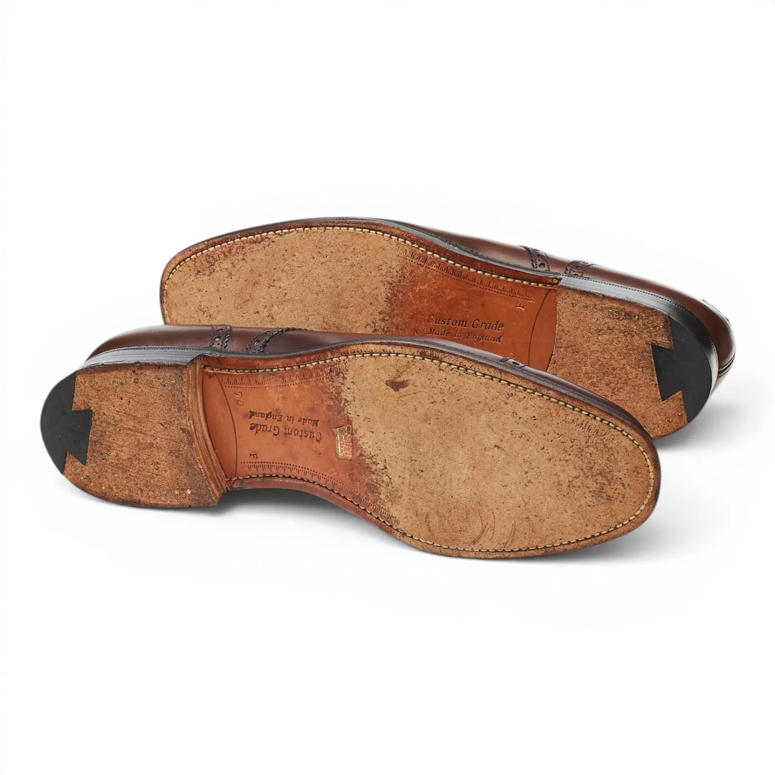 'Cambridge' Dark Brown Leather Derby Brogues UK 7 F - Image 5