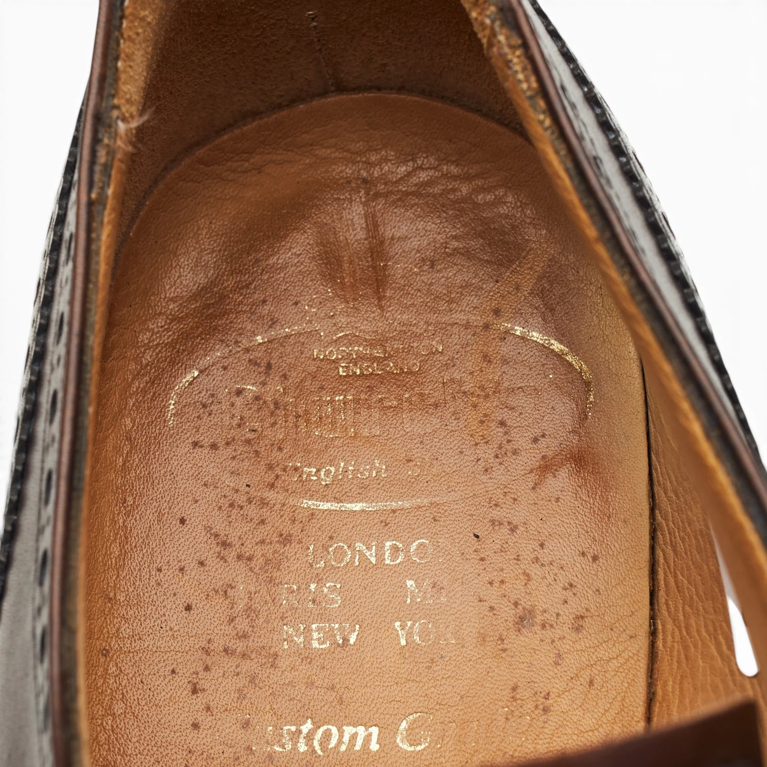 'Cambridge' Dark Brown Leather Derby Brogues UK 7 F - Image 6