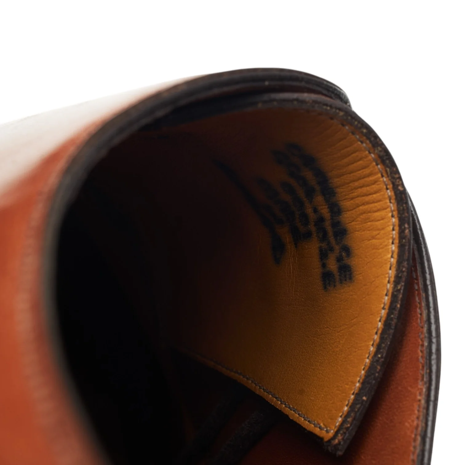 'Cambridge' Tan Brown Leather Oxford UK 10.5 E - Image 7