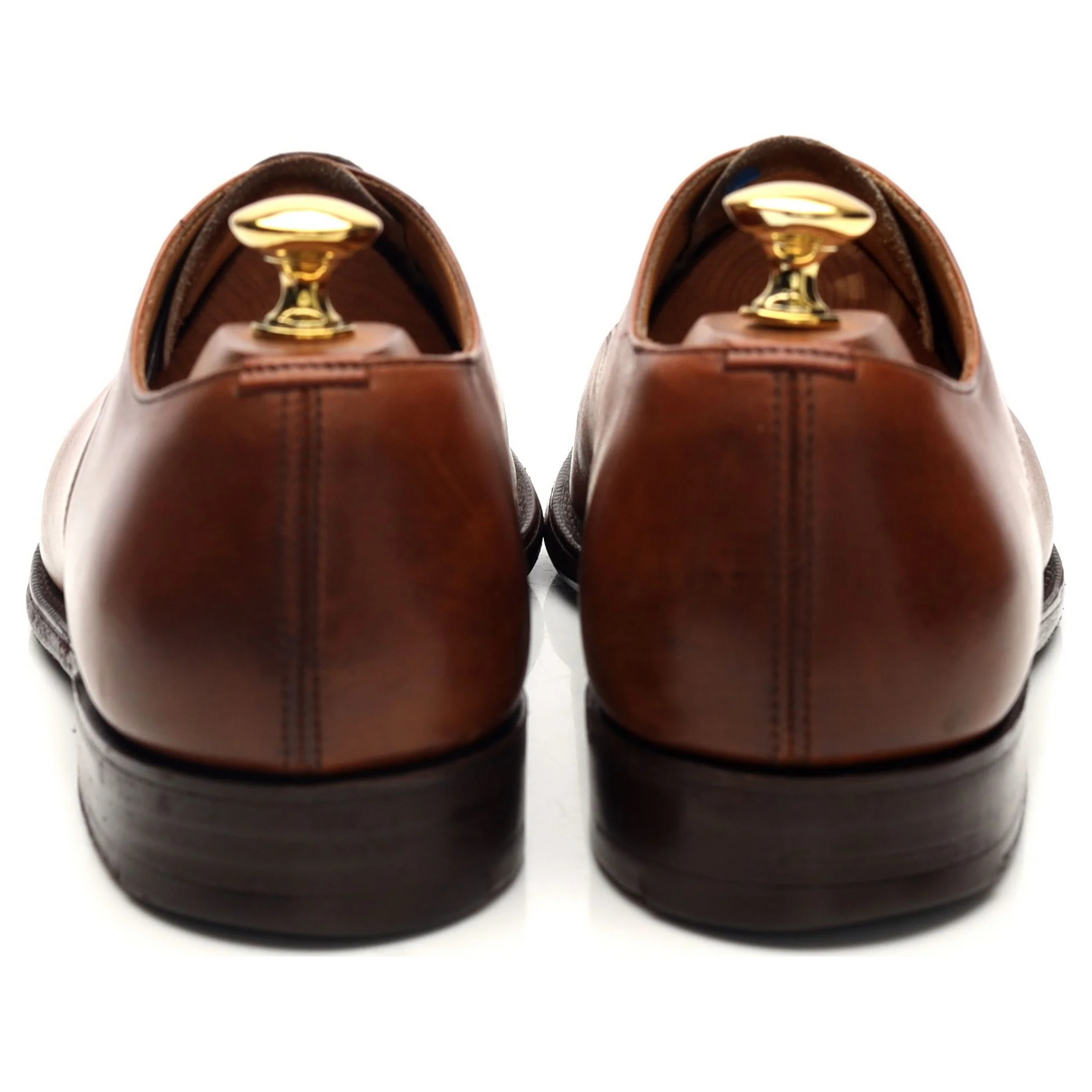 'Canberra' Tan Brown Leather Oxford UK 7 F - Image 4