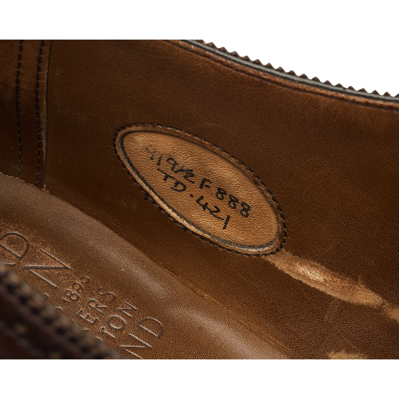 Top Drawer MTO 'Canterbury' Dark Brown Leather Oxford Semi Brogues UK 9 F - Image 7