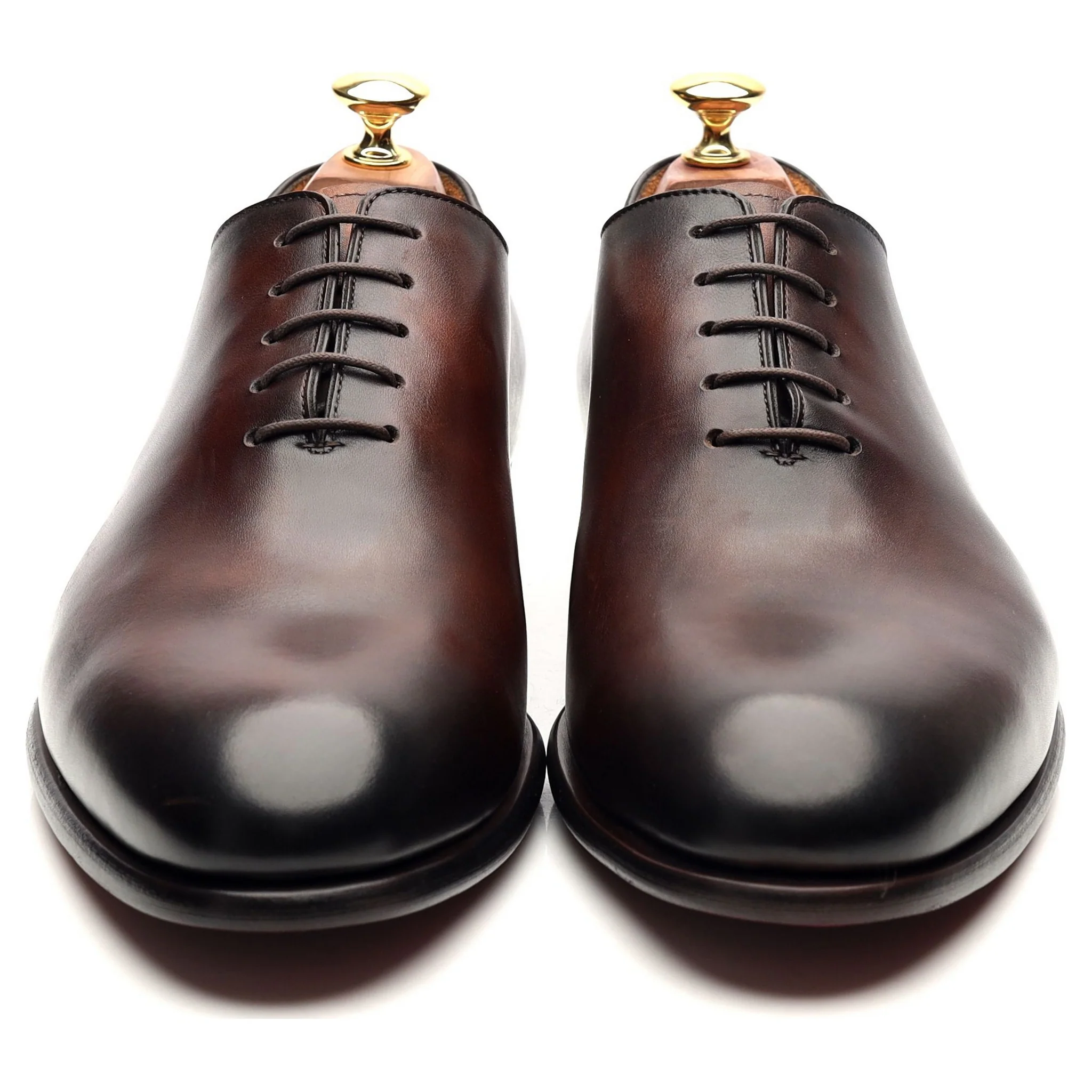 'Damien' Brown Wholecut Leather Oxford UK 9.5 E - Image 8