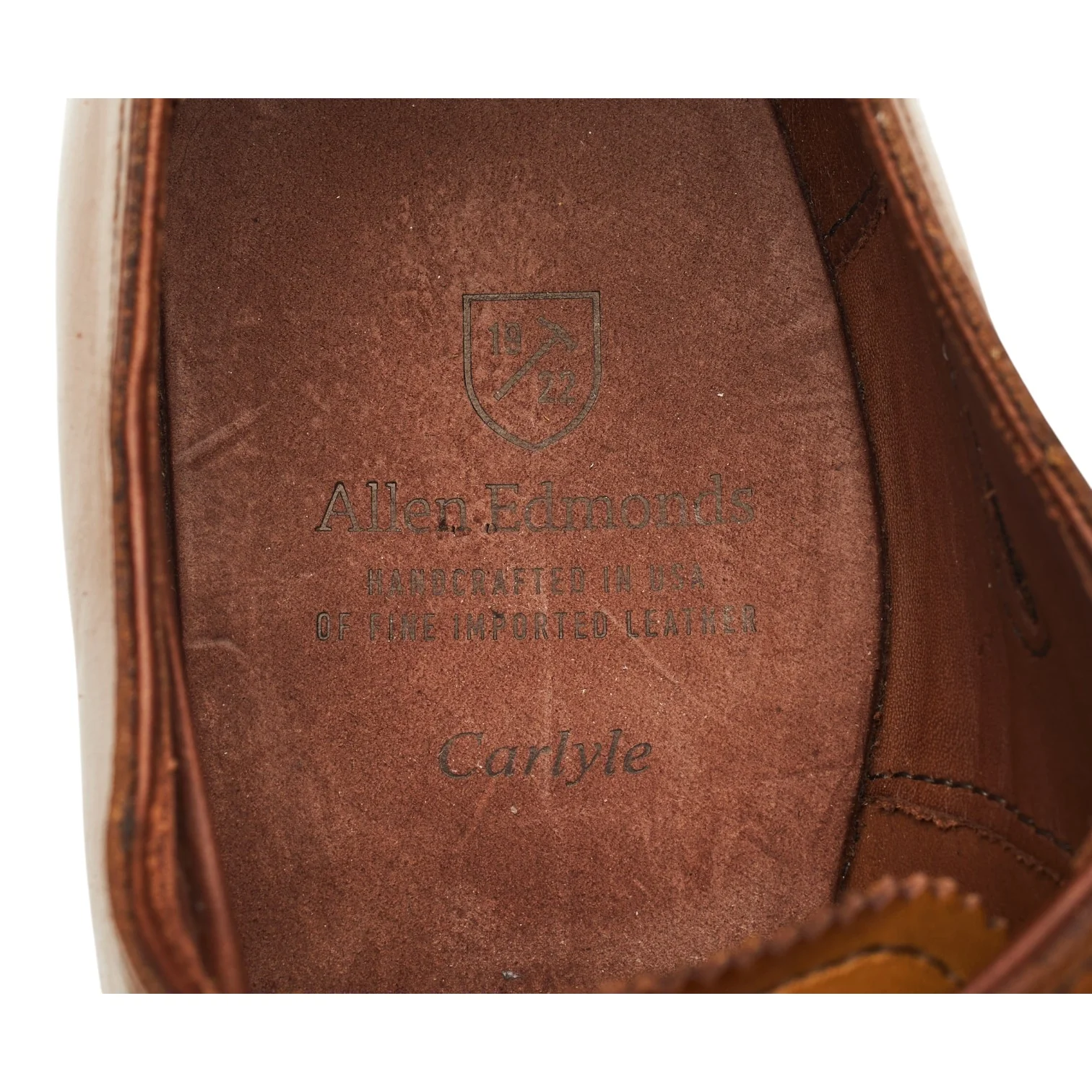 'Carlyle' Tan Brown Leather Oxford UK 8 US 9 D - Image 6