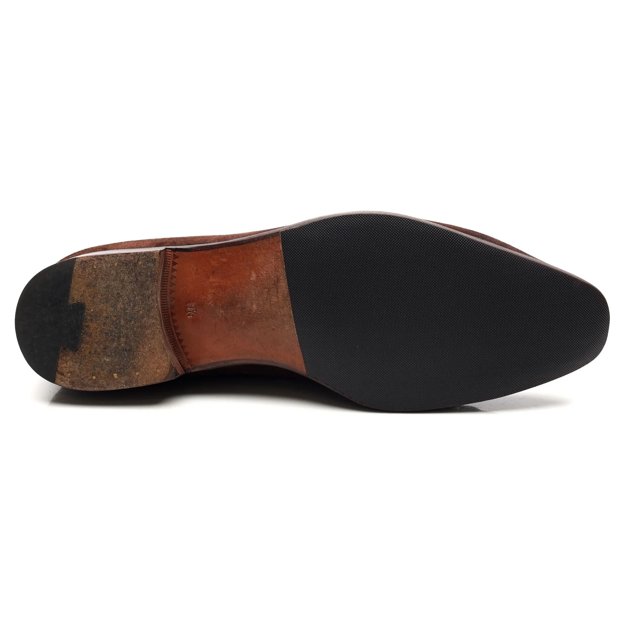 '910' Dark Brown Suede Wholecut Oxford UK 9.5 EE - Image 11