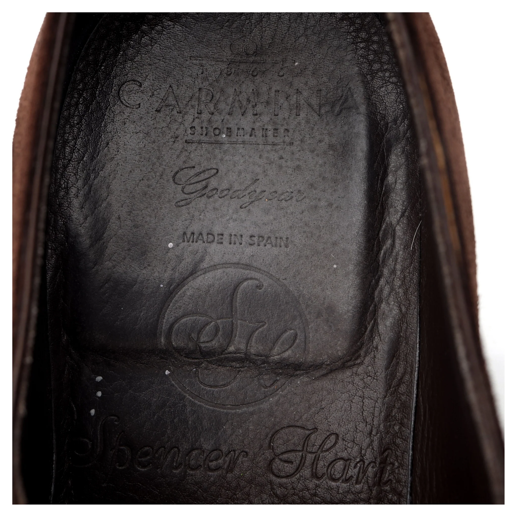 '910' Dark Brown Suede Wholecut Oxford UK 9.5 EE - Image 12