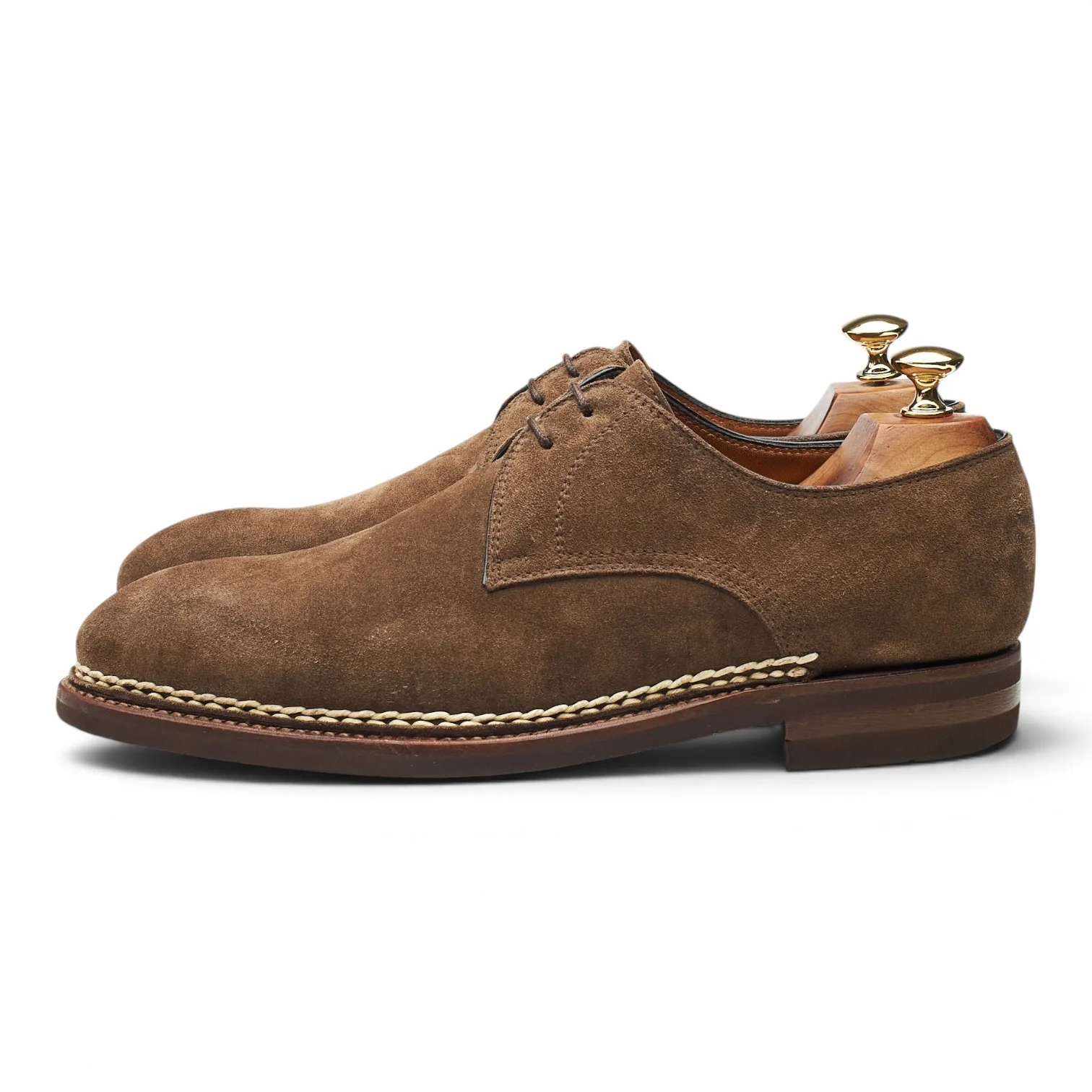 'Carnera Norvegese' Light Brown Suede Derby UK 9.5 EU 43.5 - Image 3