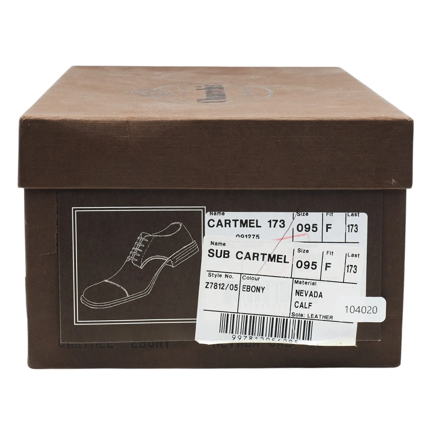 'Cartmel' Dark Brown Leather Derby UK 9.5 F - Image 9