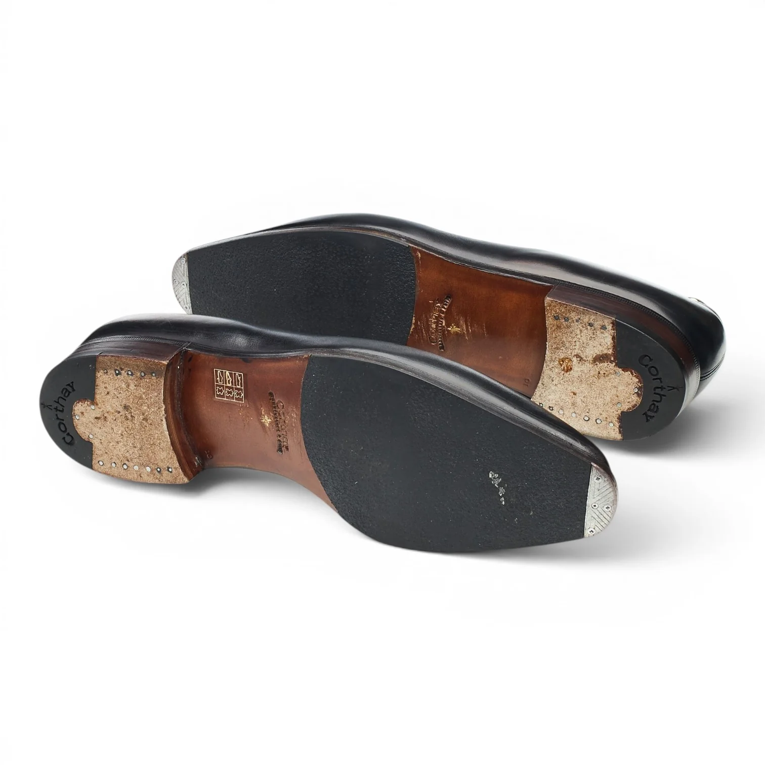 'Casanova' Dark Brown 'Old Black' Patina Leather Wholecut Oxford UK 9 - Image 5