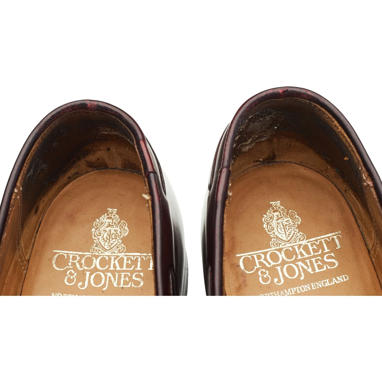 'Cavendish 2' Burgundy Cordovan Leather Tassel Loafers UK 6.5 E - Image 6
