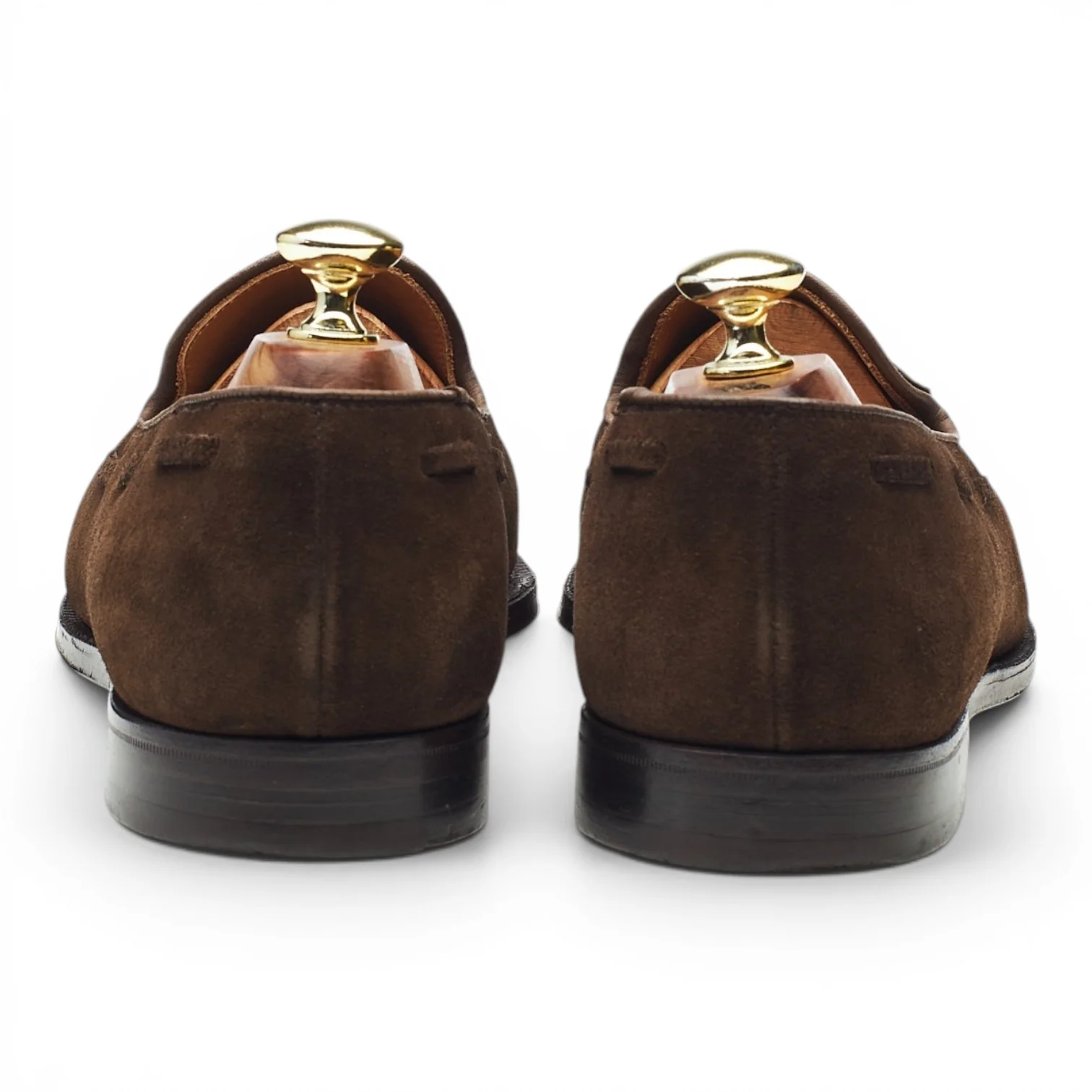 'Cavendish 2' Dark Brown Suede Tassel Loafers UK 7.5 E - Image 4