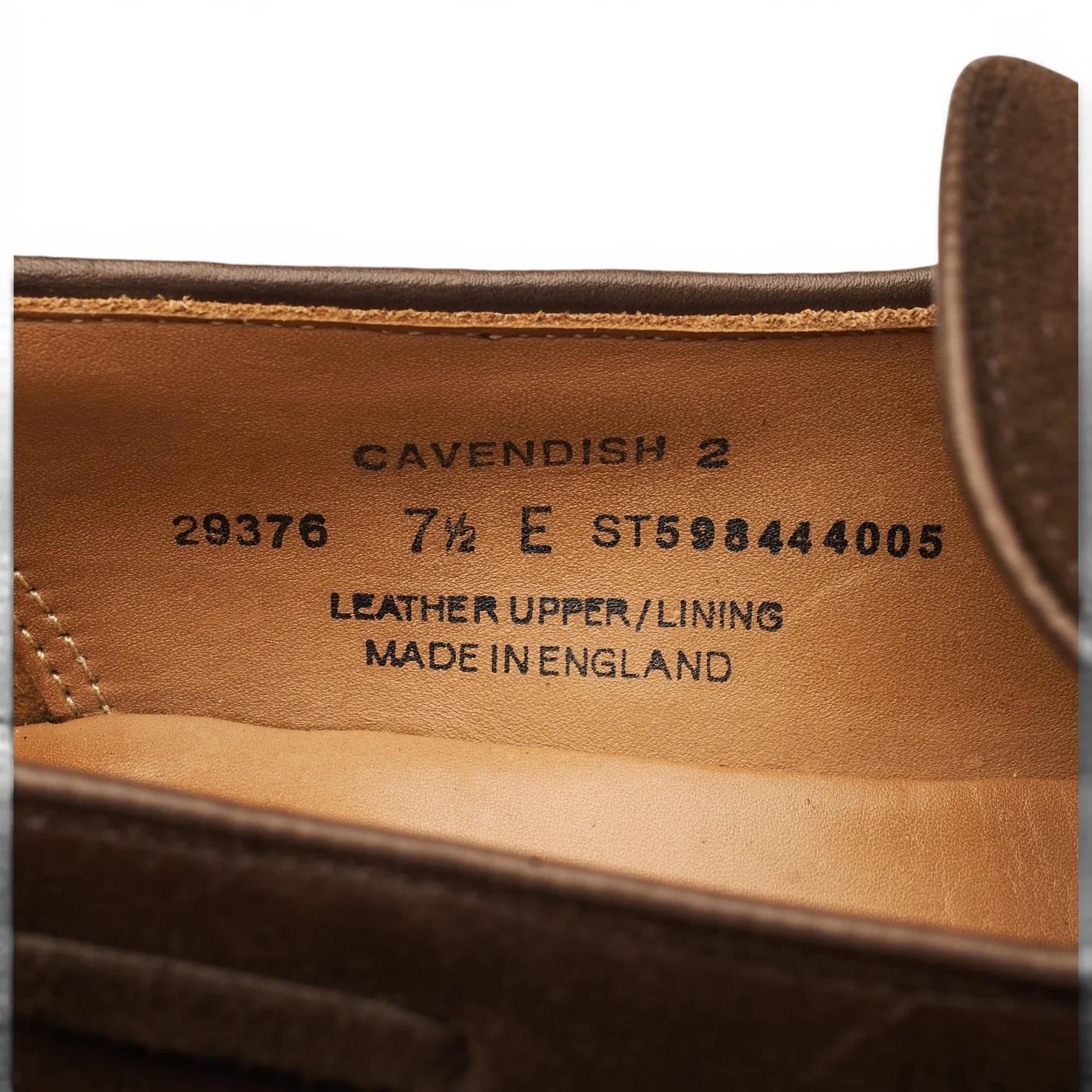 'Cavendish 2' Dark Brown Suede Tassel Loafers UK 7.5 E - Image 7