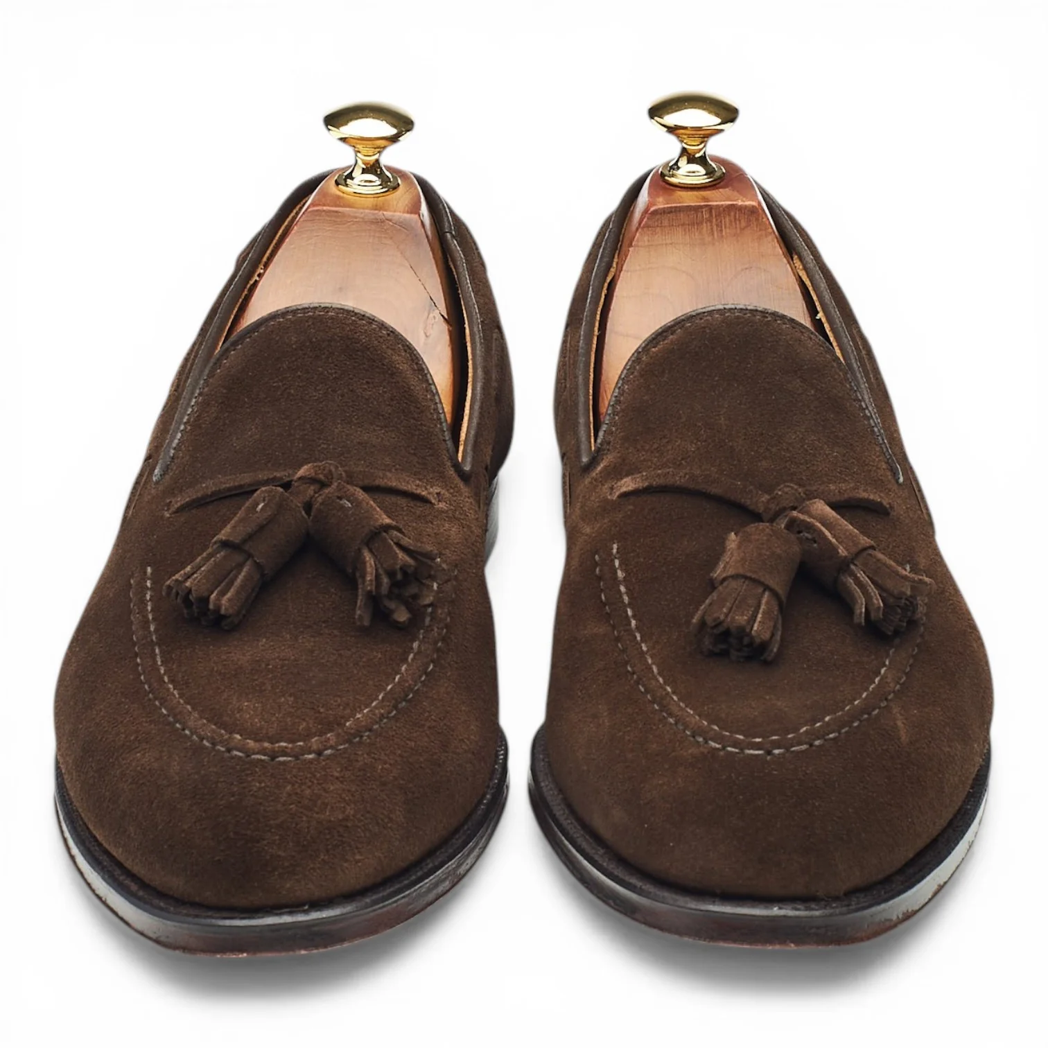 'Cavendish 2' Dark Brown Tassel Loafers UK 9 E - Image 2