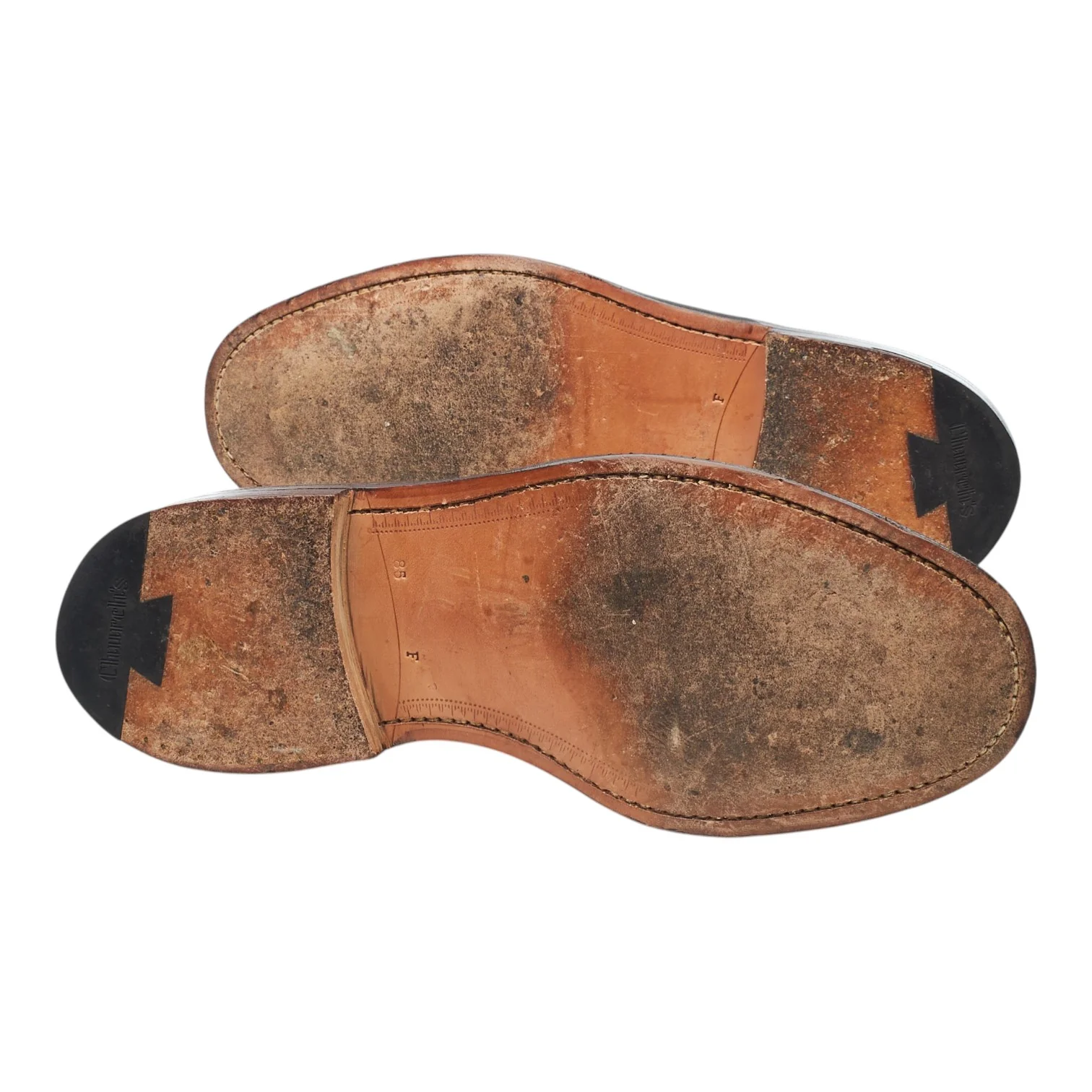 'Chapel' Brown Leather Derby UK 8.5 F - Image 5