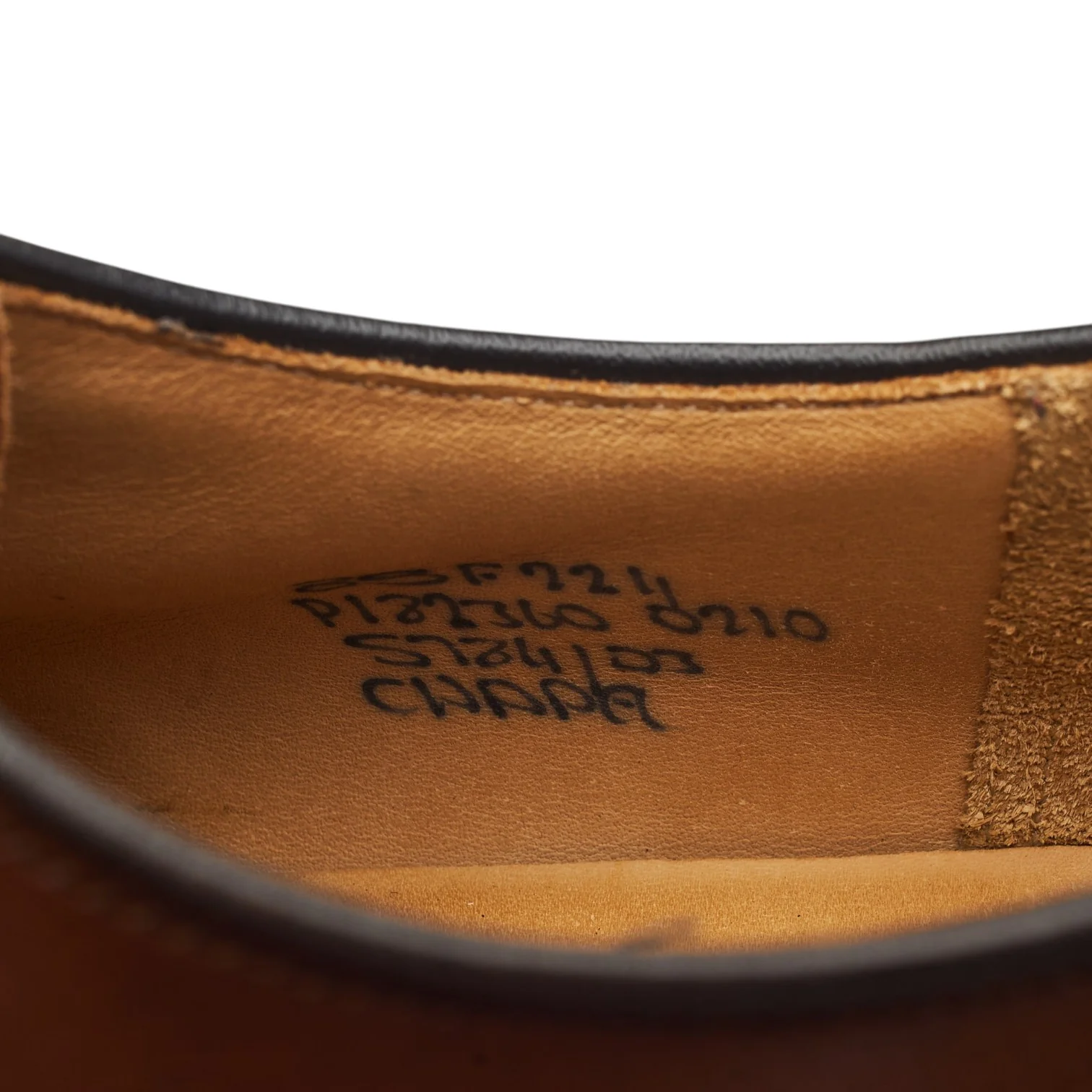 'Chapel' Brown Leather Derby UK 8.5 F - Image 7