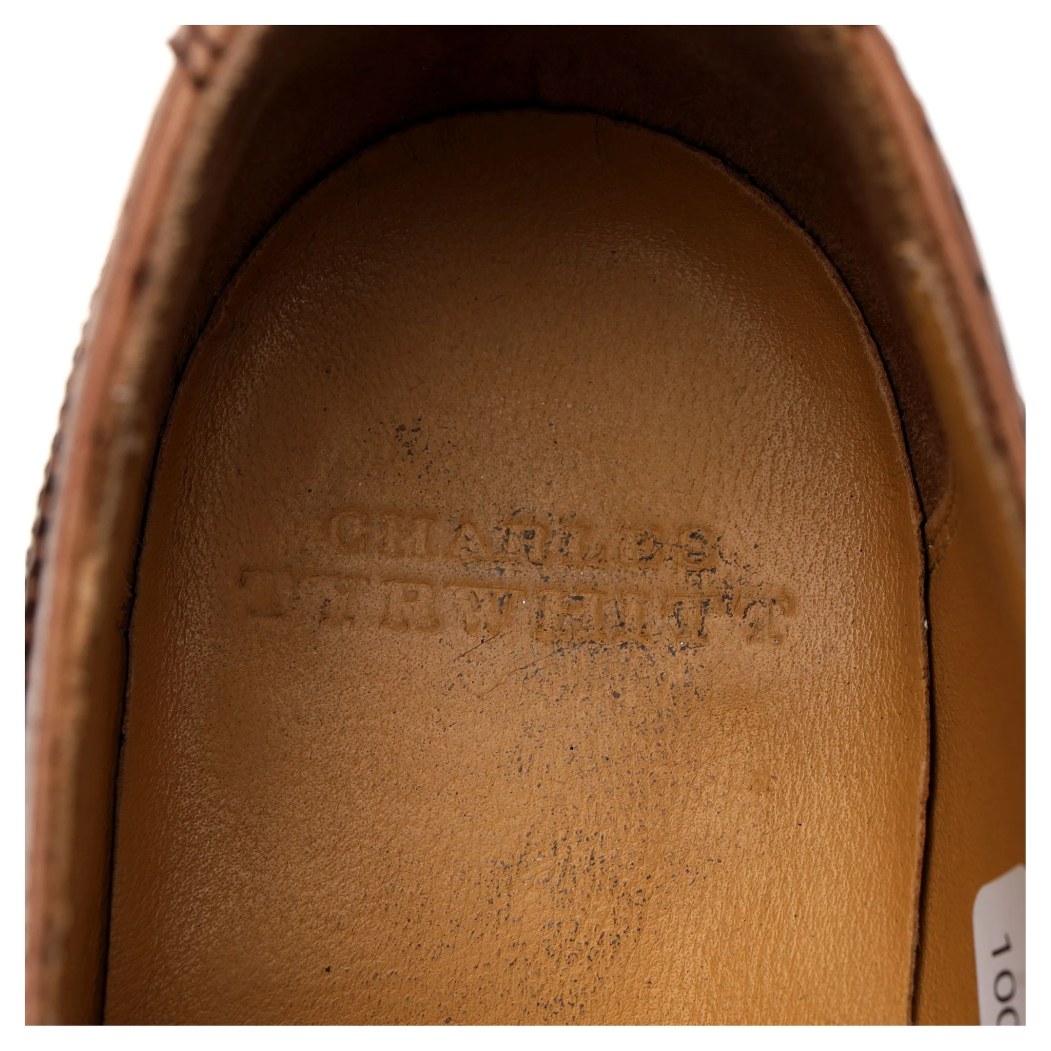 Charles Tyrwhitt Brown Leather Oxford Brogues UK 8 - Image 6