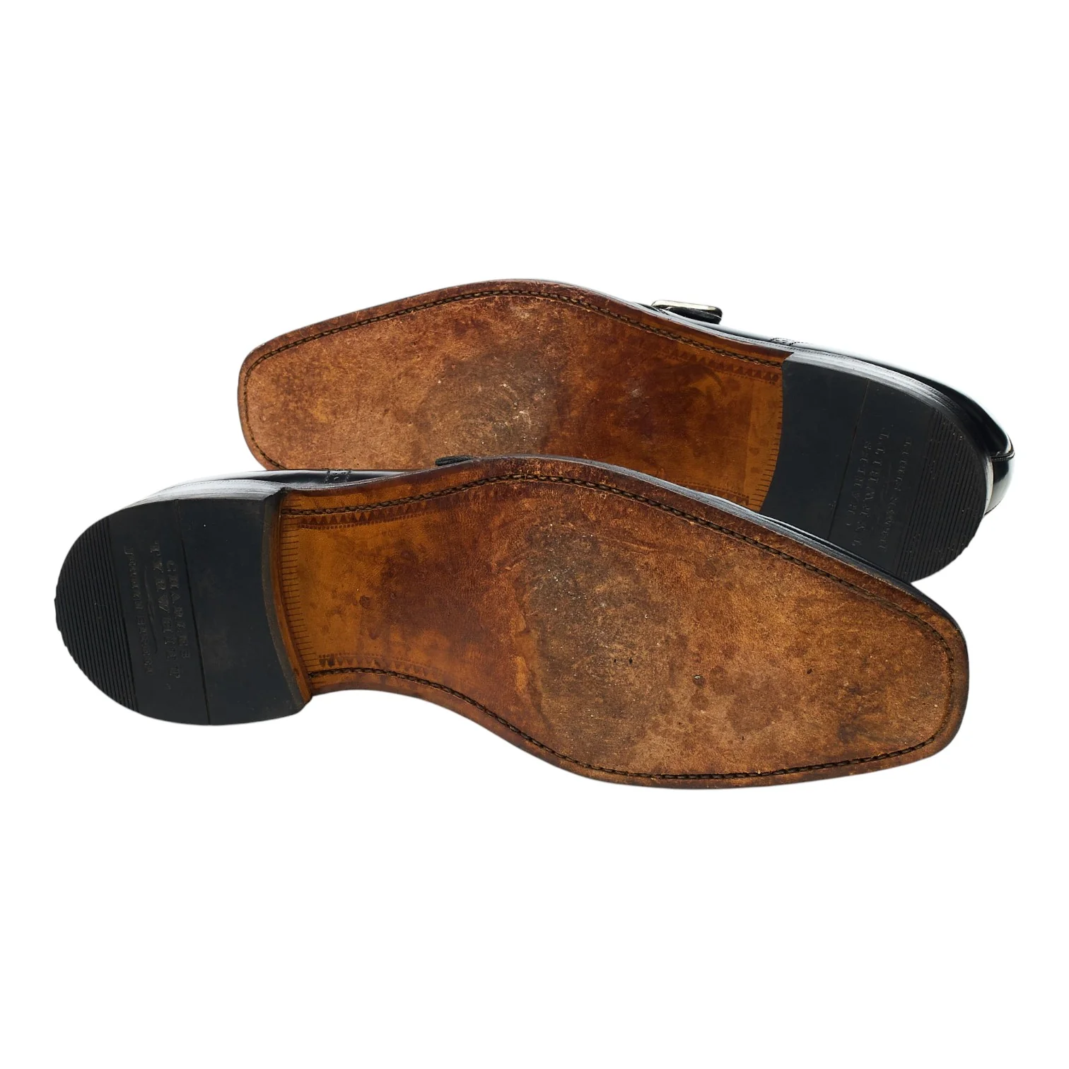 Charles Tyrwhitt 'Crichton' Black Leather Monk Strap UK 8.5 F - Image 5