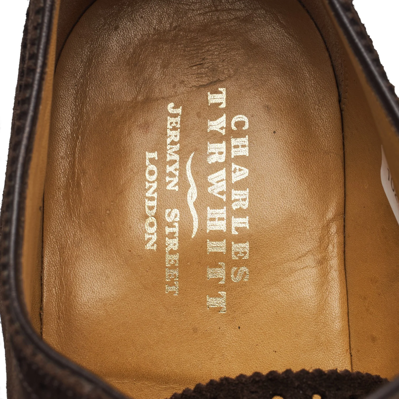 Charles Tyrwhitt Dark Brown Suede Oxford Brogues UK 11 F - Image 6