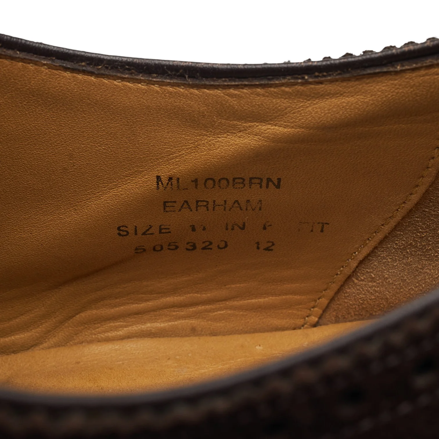 Charles Tyrwhitt Dark Brown Suede Oxford Brogues UK 11 F - Image 7