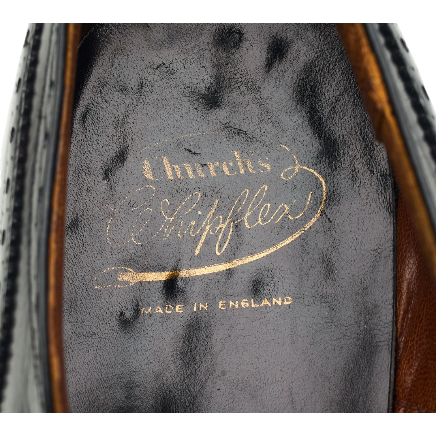 Whipflex 'Charter' Black Leather Oxford Brogues UK 9 F - Image 6