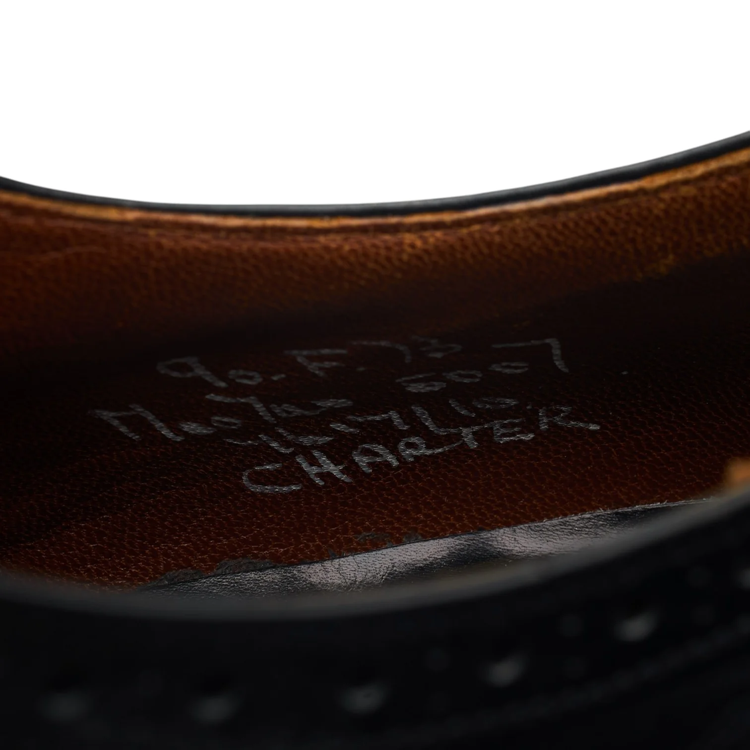 Whipflex 'Charter' Black Leather Oxford Brogues UK 9 F - Image 7