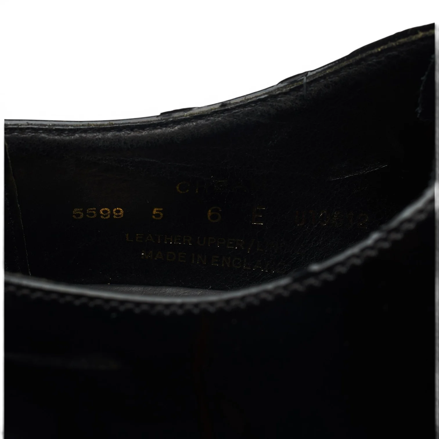 'Cheam' Black Patent Leather Oxford UK 6 E - Image 7