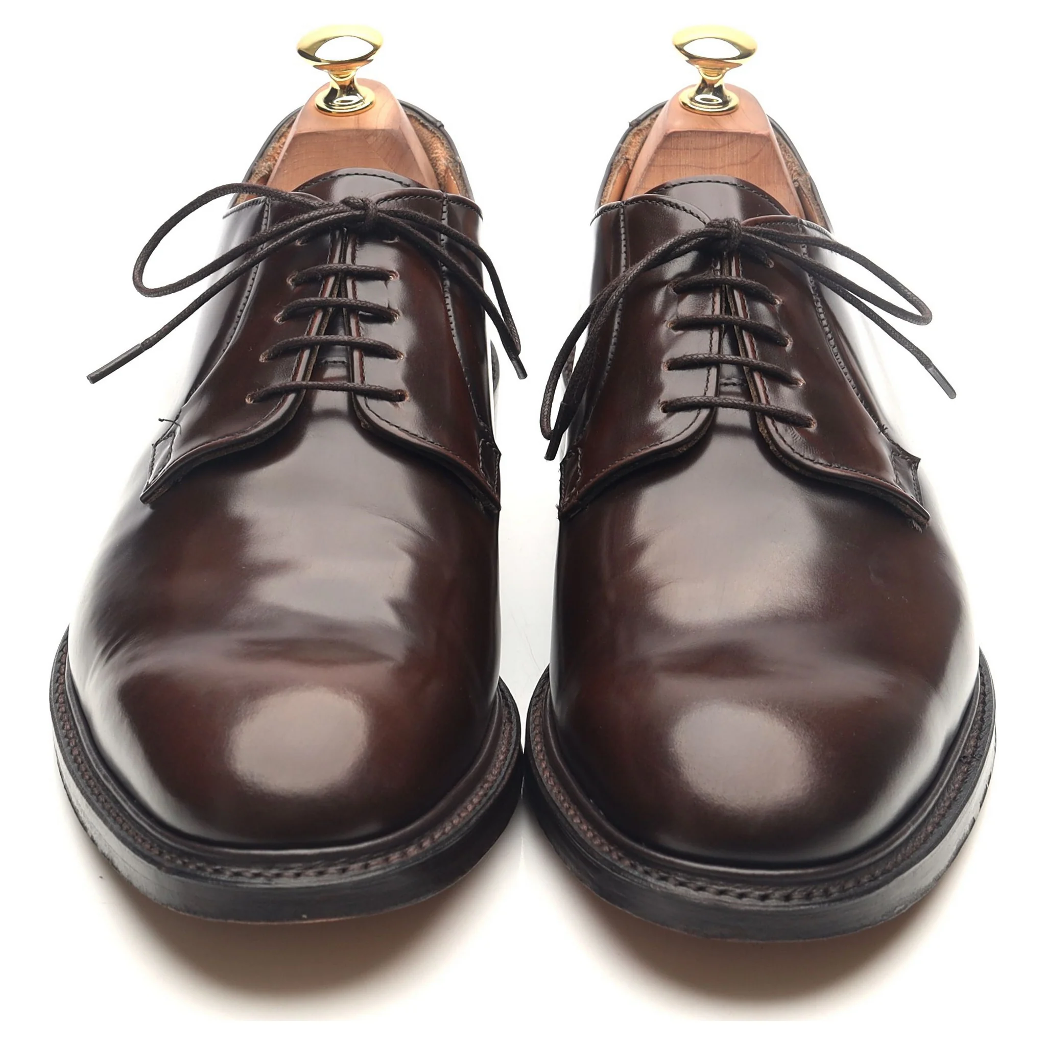 'Charles' Dark Brown Leather Derby UK 9.5 F - Image 9