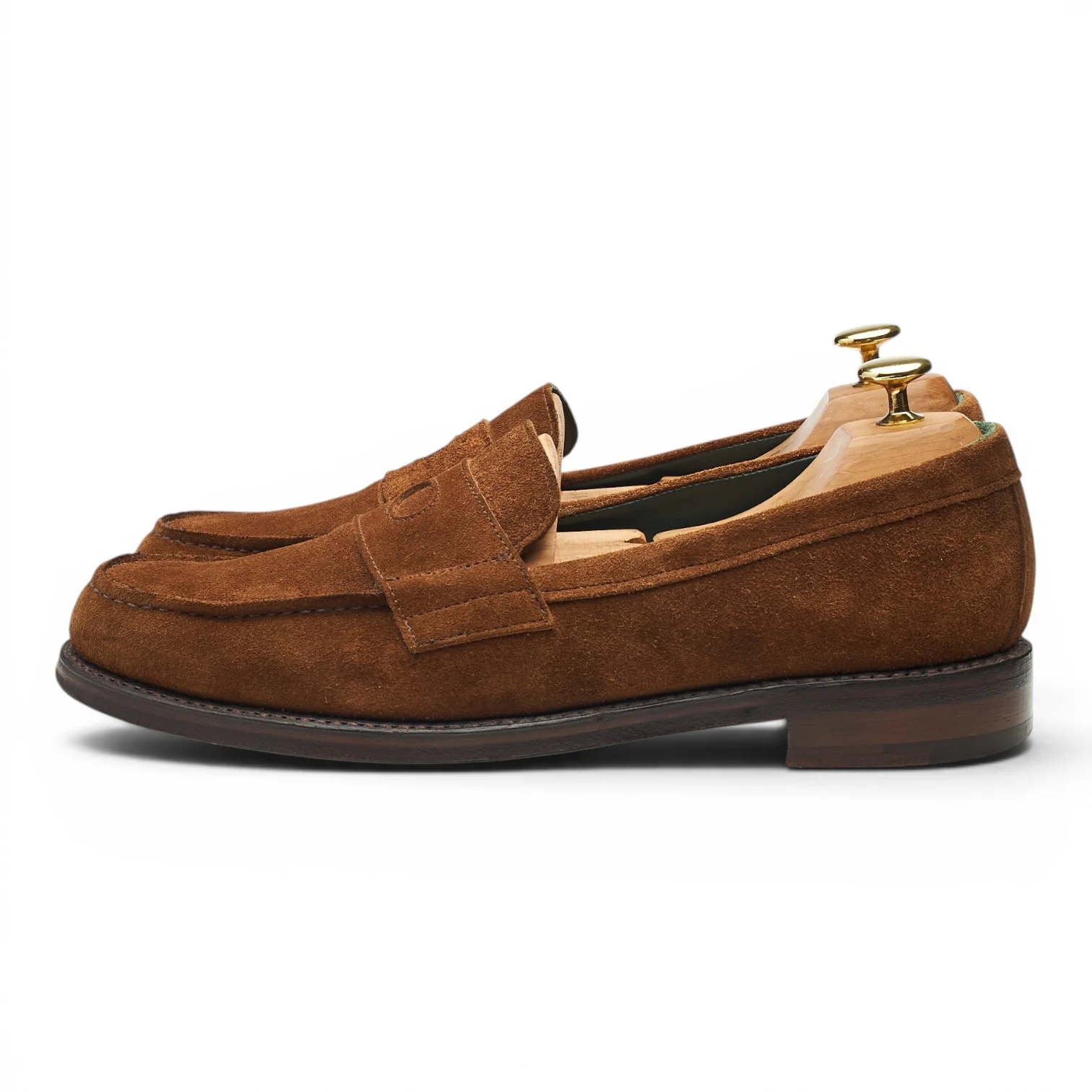 Cheaney 'Charles' Snuff Brown Suede Loafers UK 8.5 F - Image 3