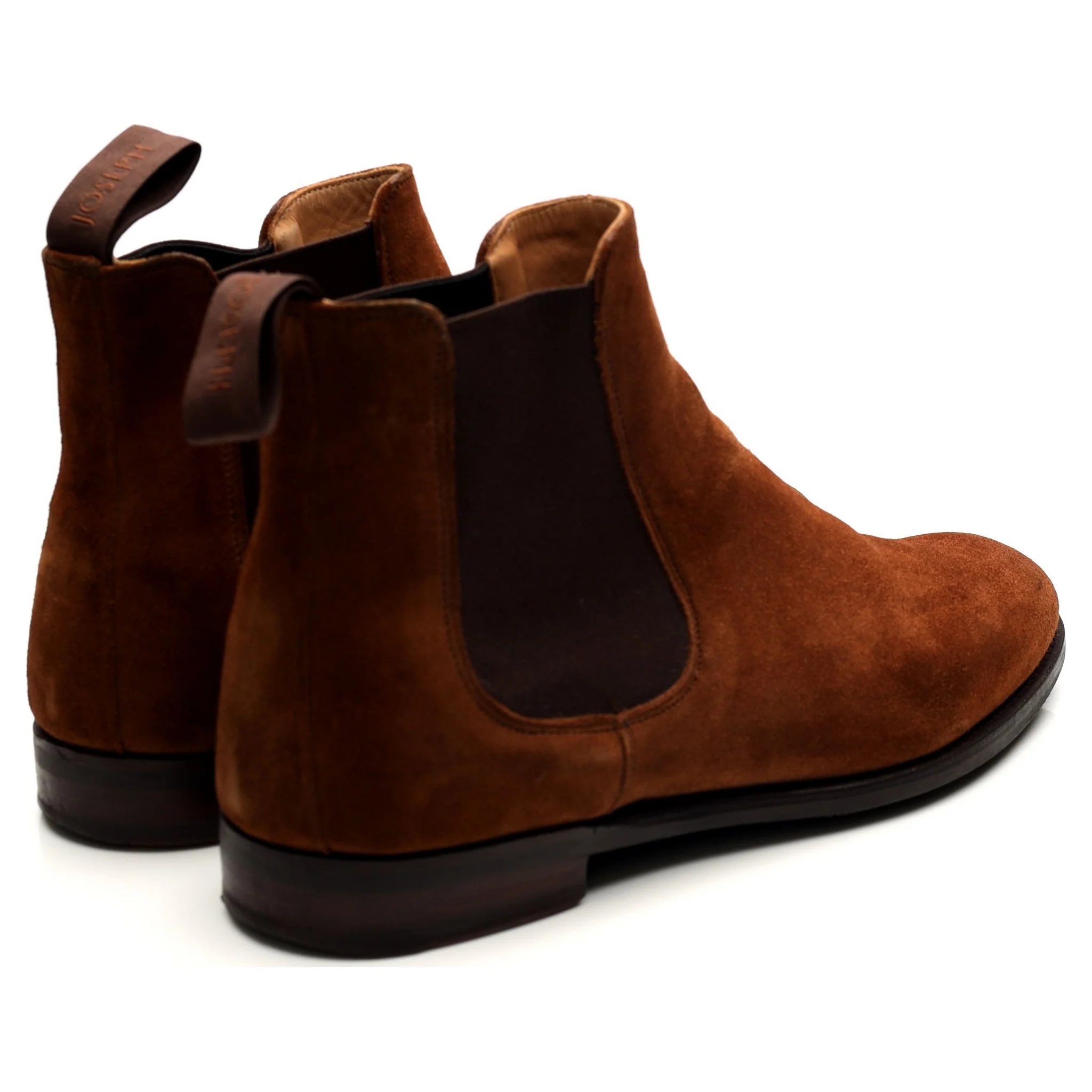 'Godfrey' Snuff Brown Suede Chelsea Boots UK 8.5 F - Image 5