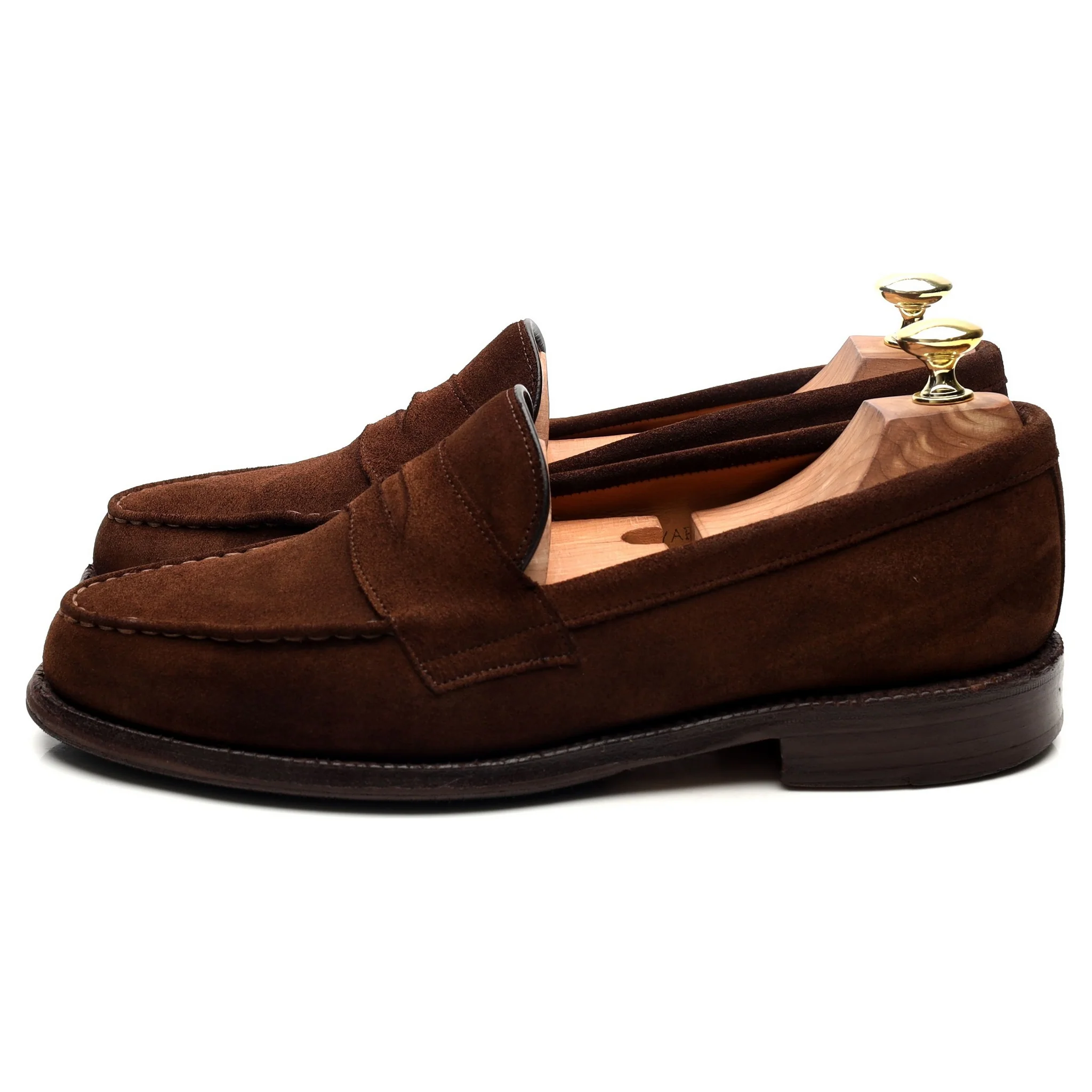 'Howard' Brown Leather Loafers UK 7 F - Image 2