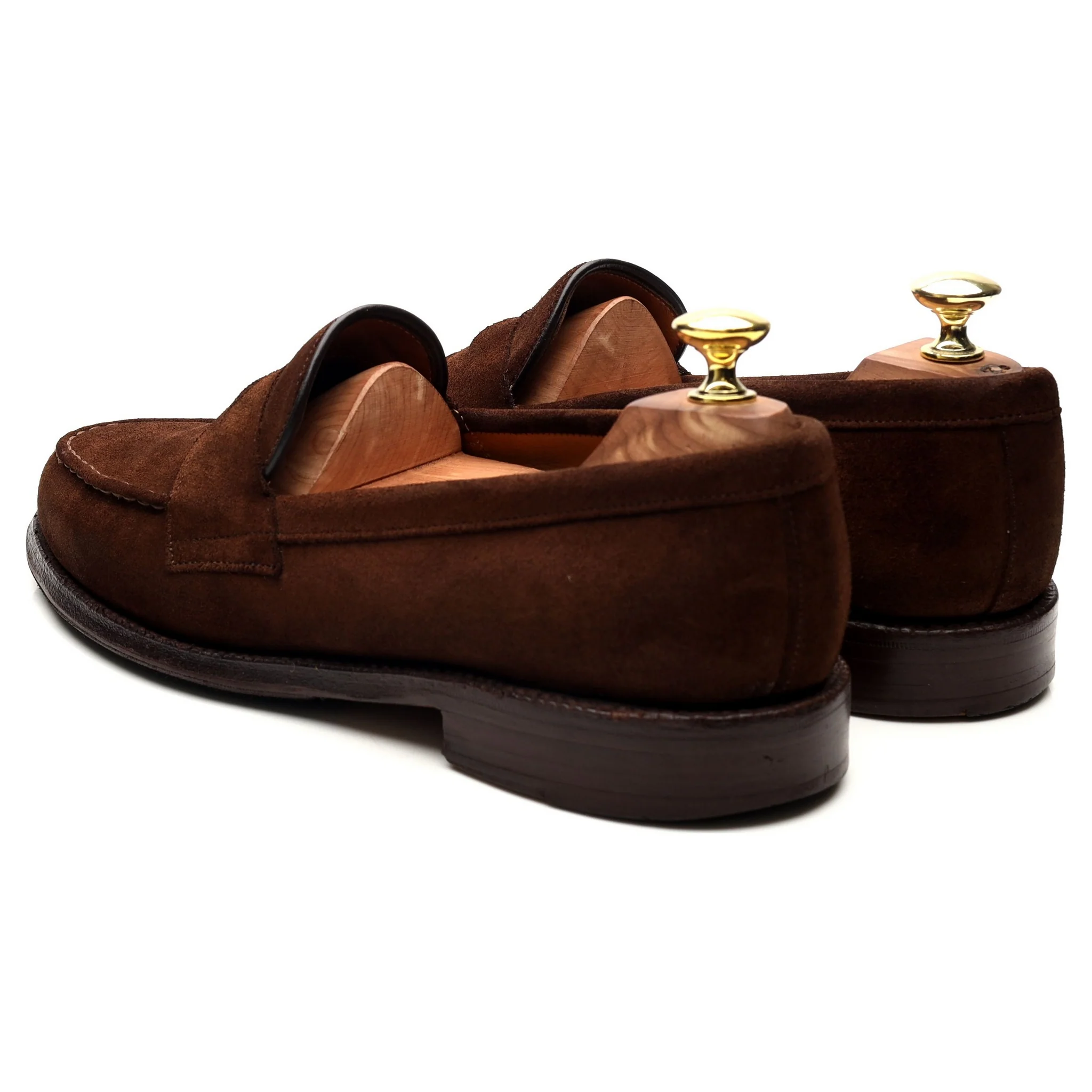 'Howard' Brown Leather Loafers UK 7 F - Image 3
