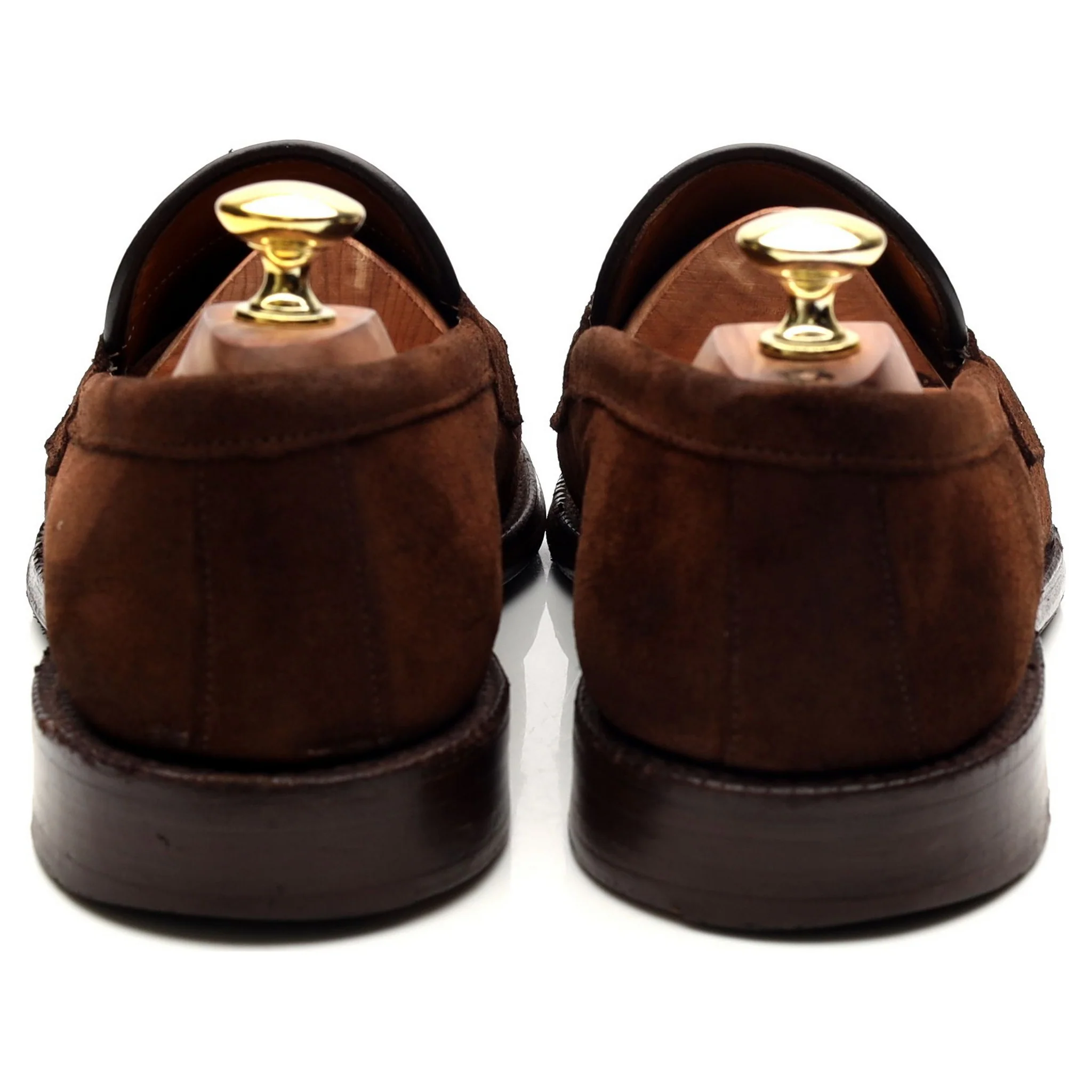 'Howard' Brown Leather Loafers UK 7 F - Image 4