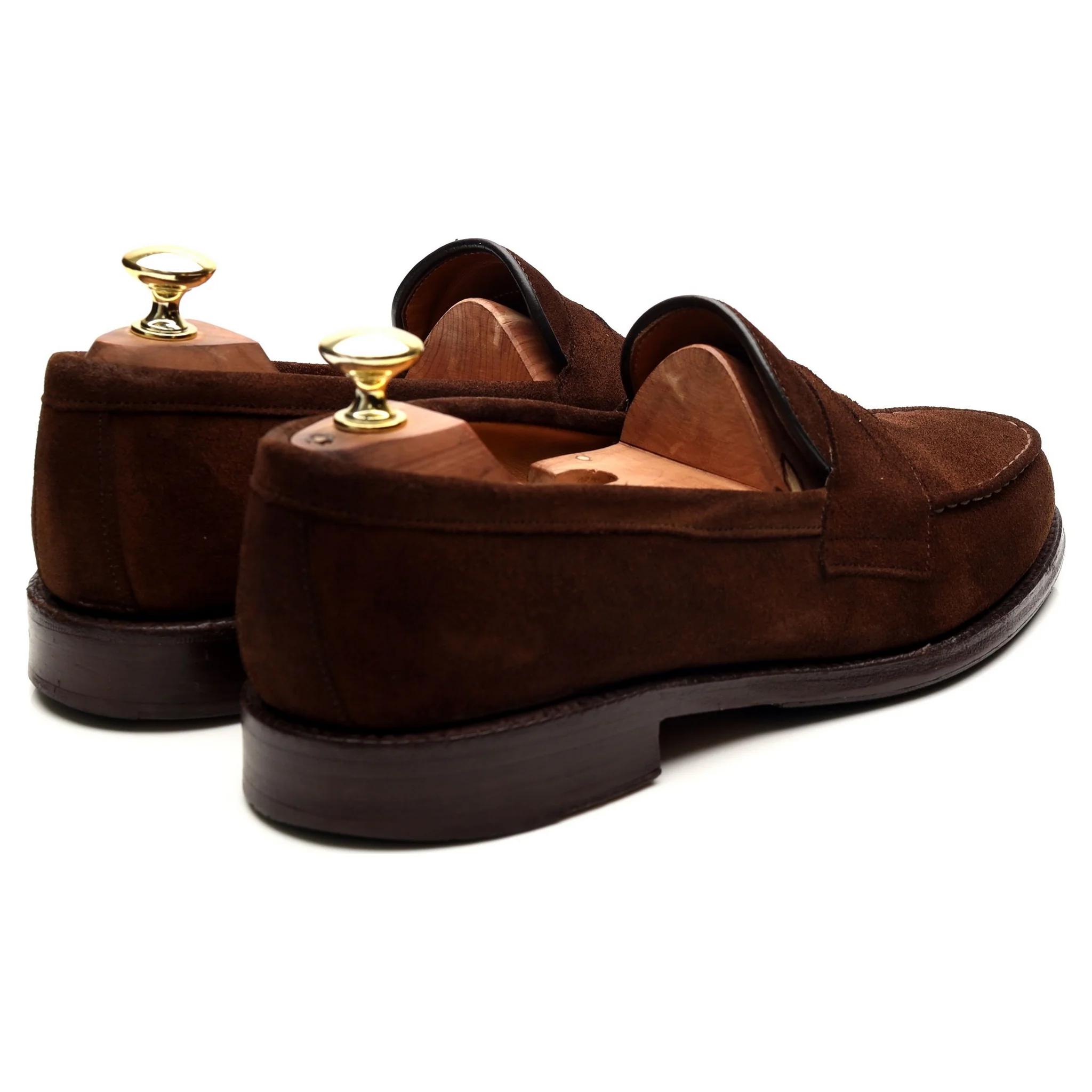 'Howard' Brown Leather Loafers UK 7 F - Image 5