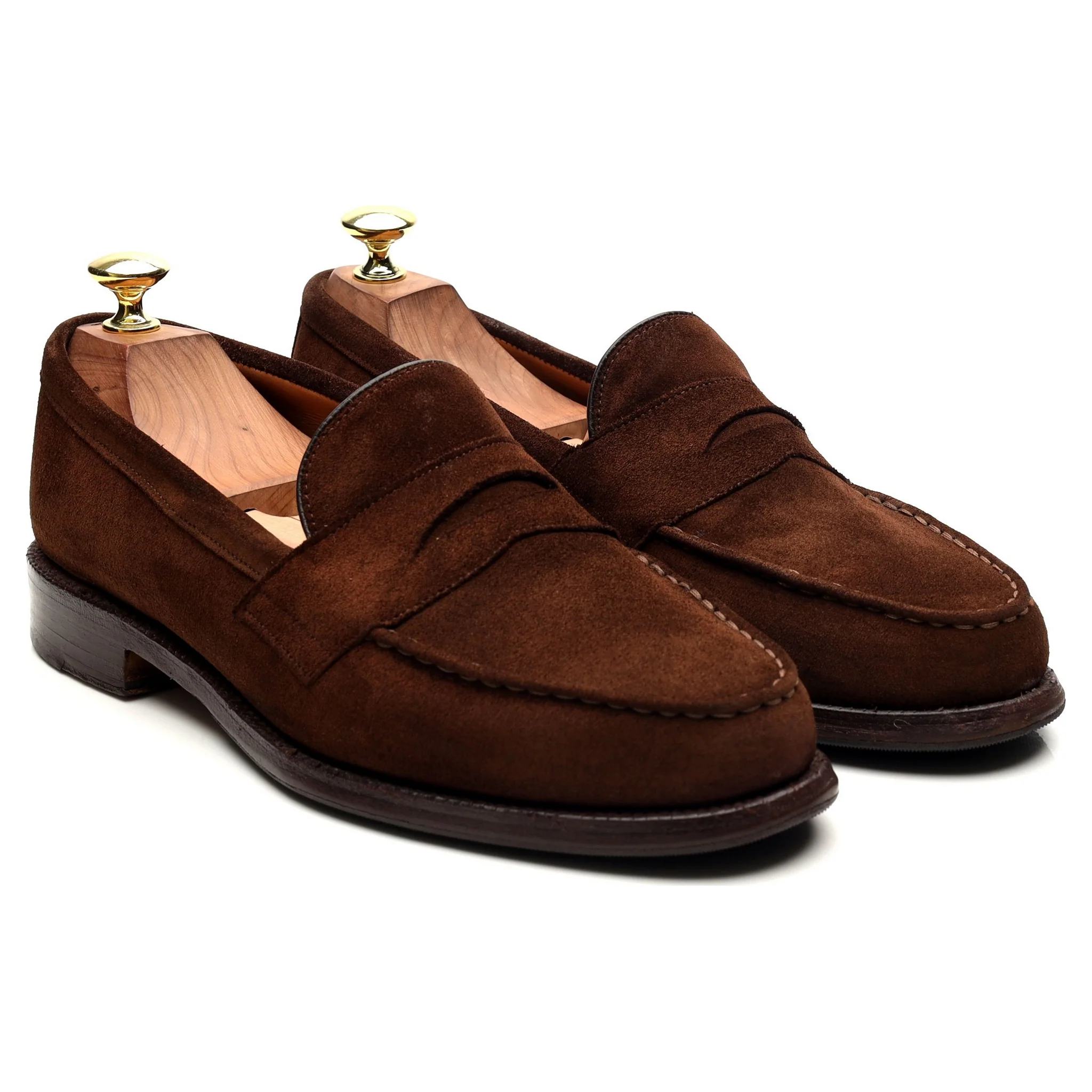'Howard' Brown Leather Loafers UK 7 F - Image 7