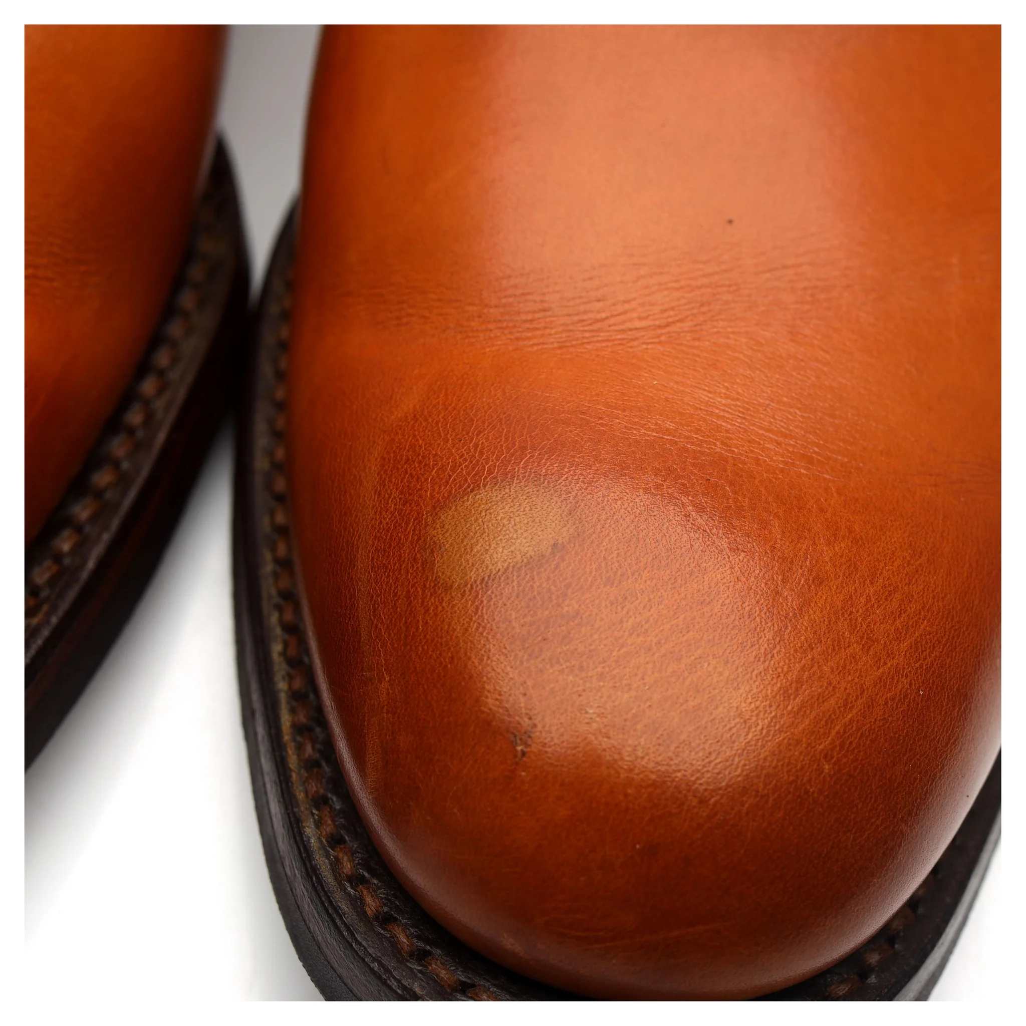 'Jackie III' Tan Brown Leather Chukka Boots UK 10 F - Image 4