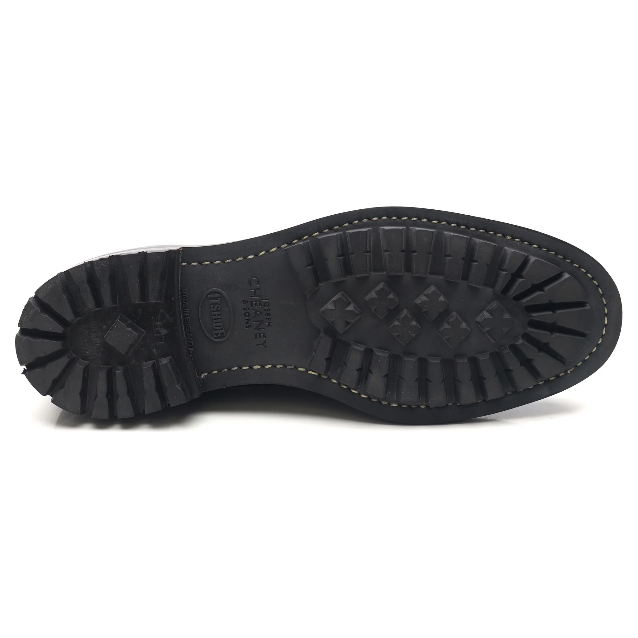 'Stour' Black Leather Veldtschoen Derby UK 7.5 F - Image 11