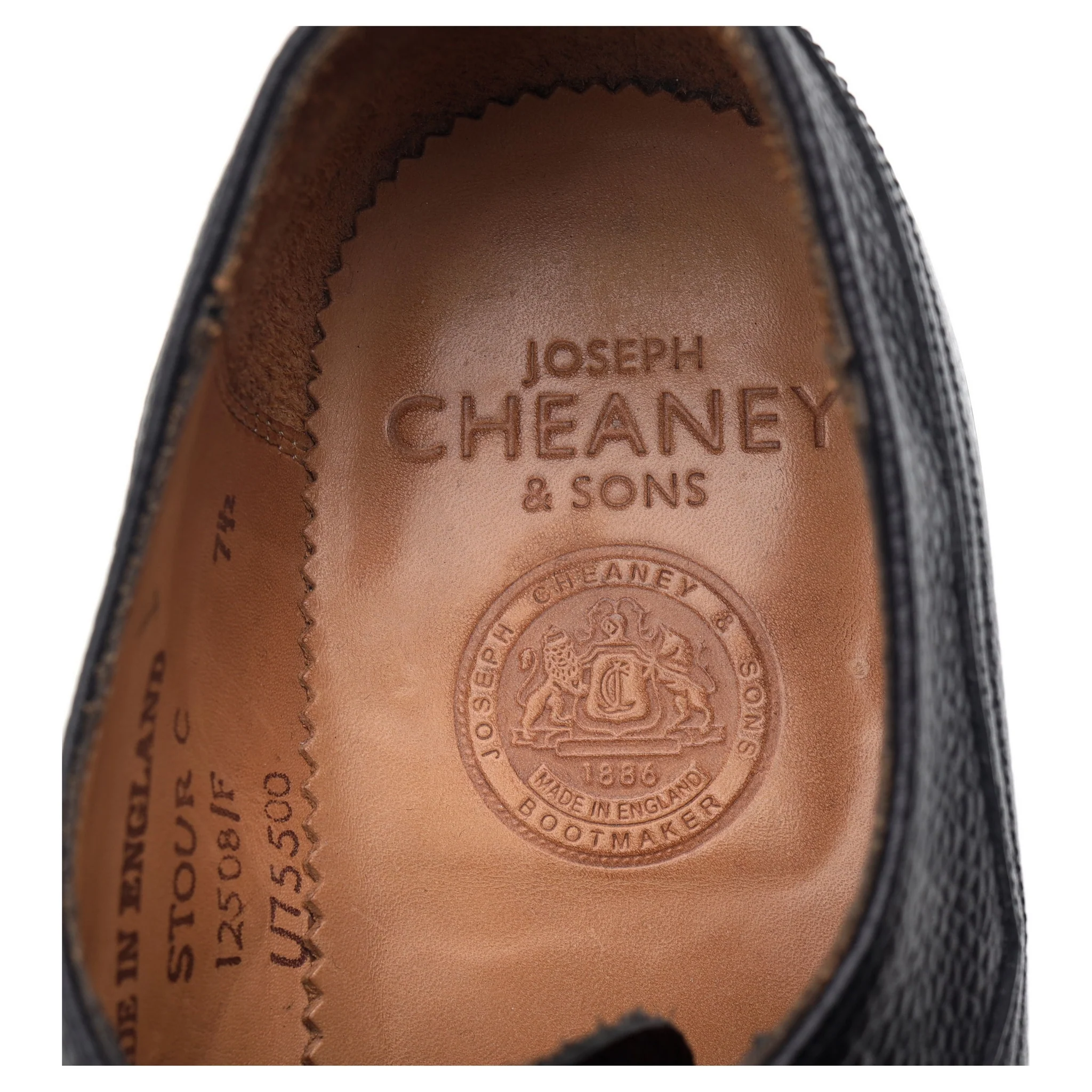 'Stour' Black Leather Veldtschoen Derby UK 7.5 F - Image 12