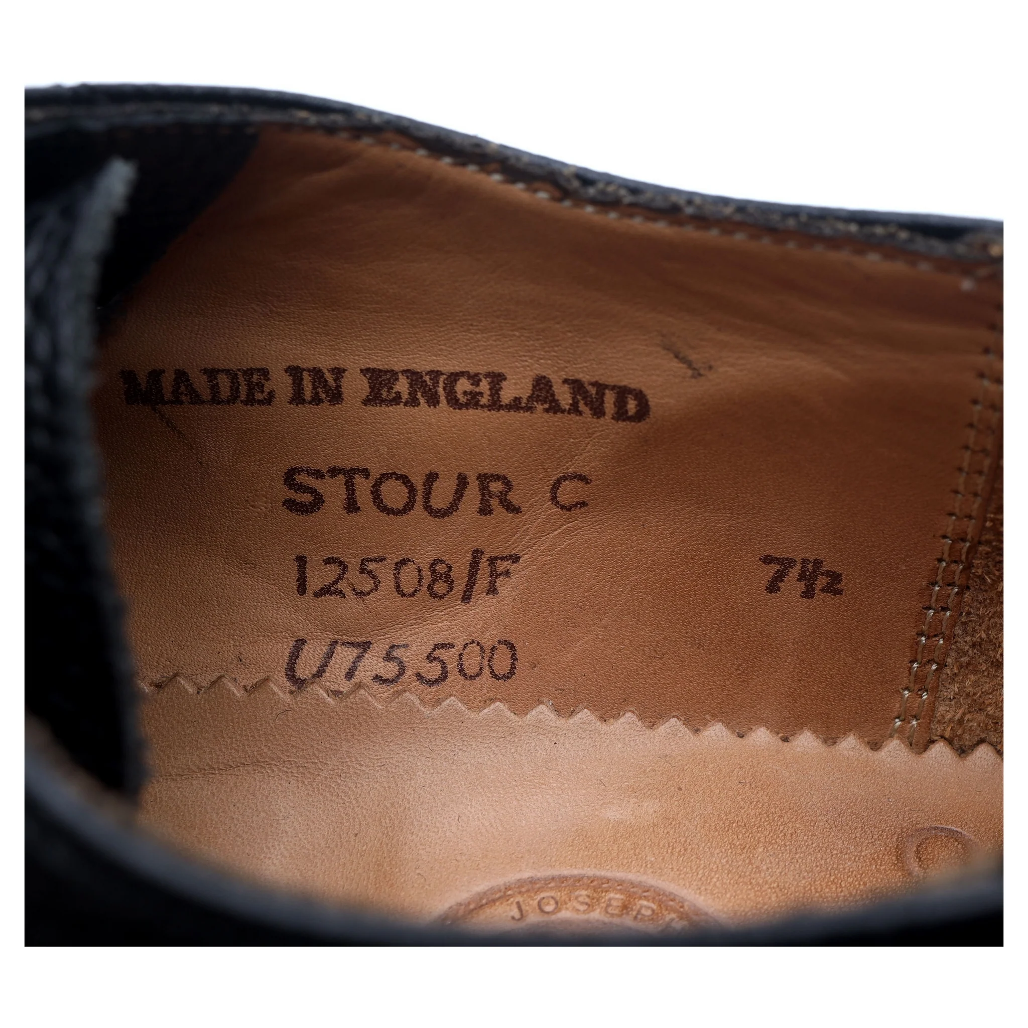 'Stour' Black Leather Veldtschoen Derby UK 7.5 F - Image 13